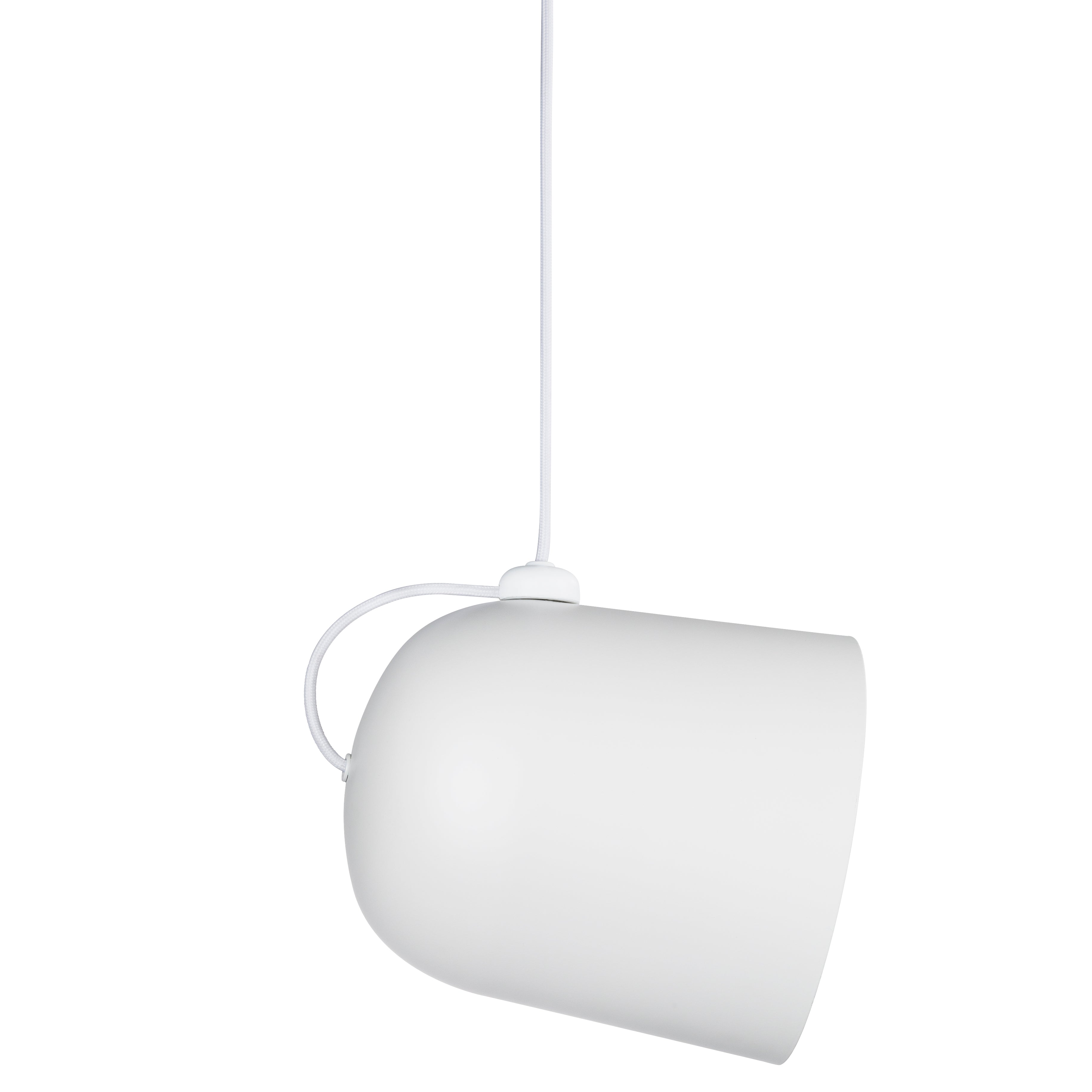 Angle E27 hvid pendel