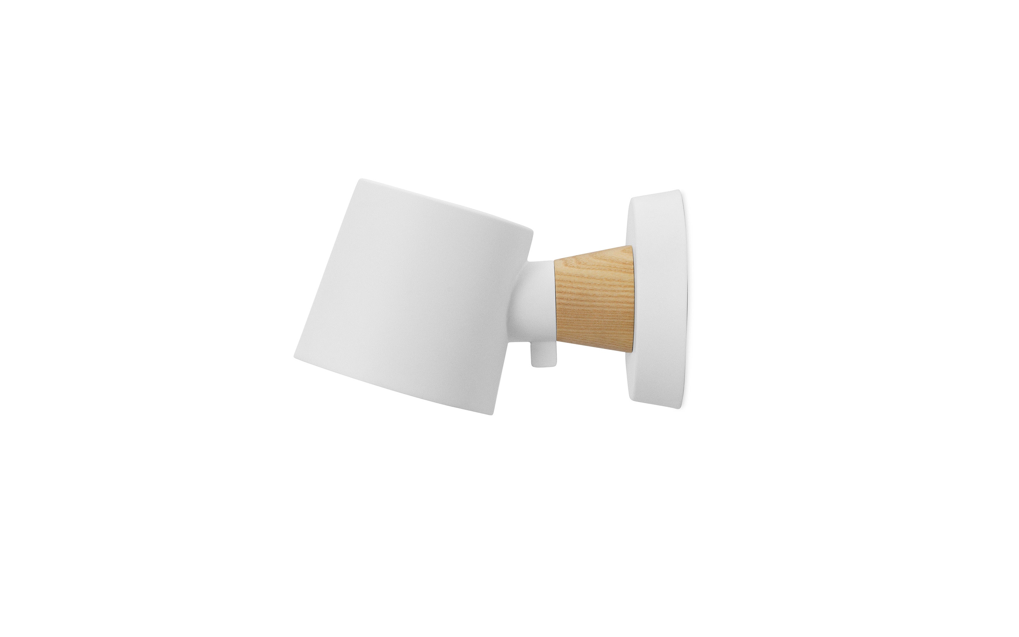 Normann Copenhagen Rise hardwired hvid væglampe Ø10 E14