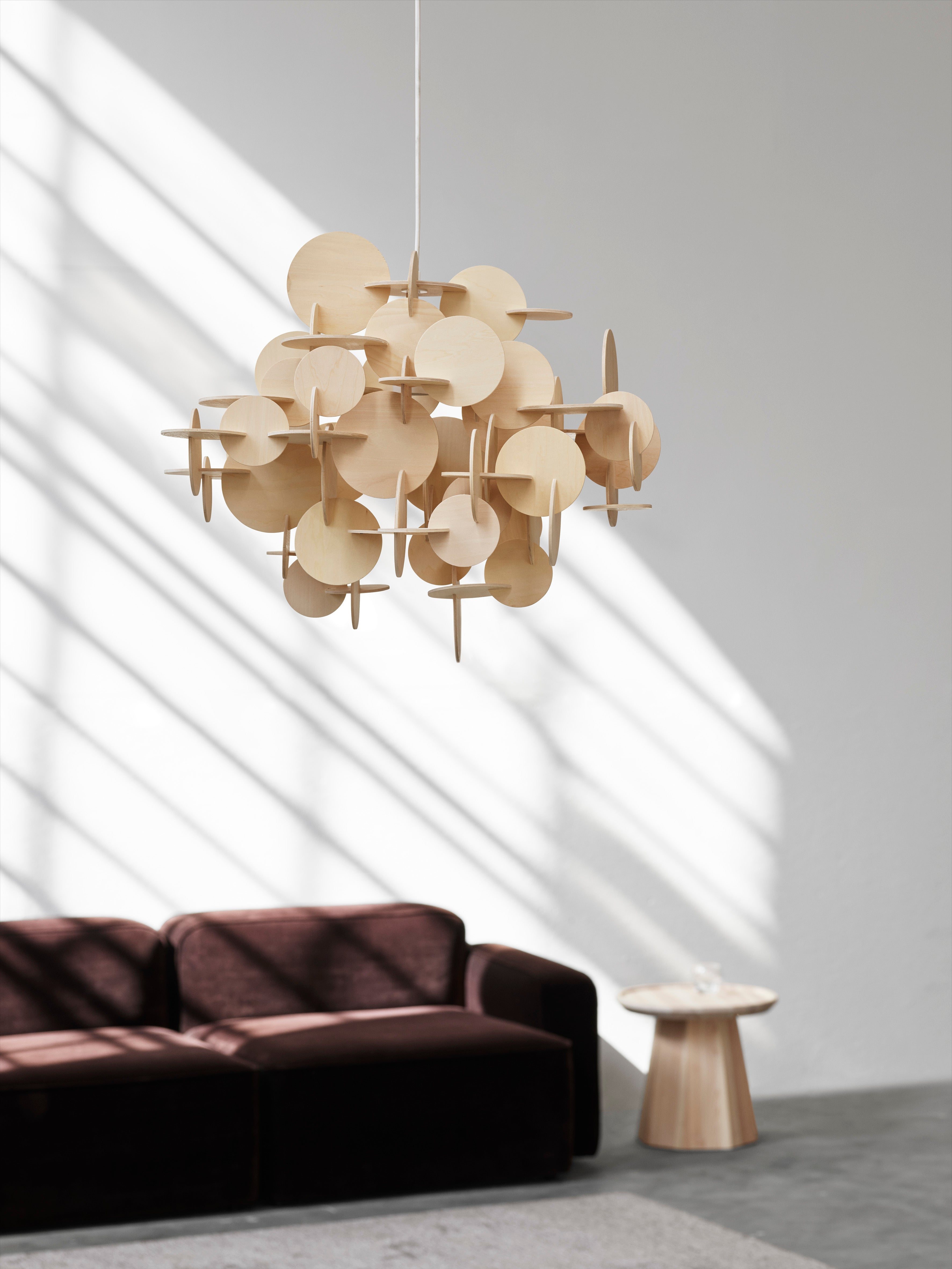 Bau Pendel Stor Natur over sofa
