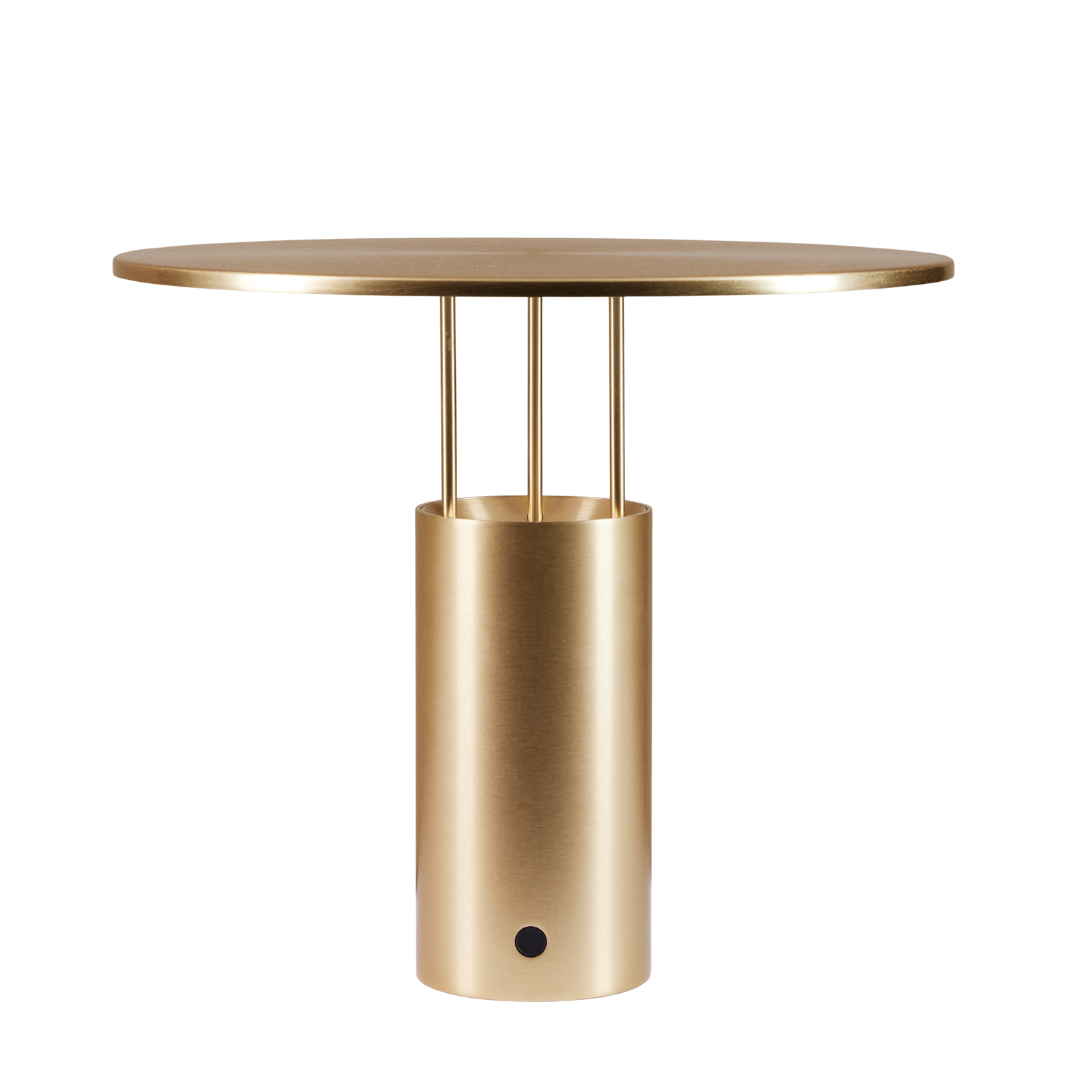 Piet Hein Tempel280 messing LED portable bordlampe