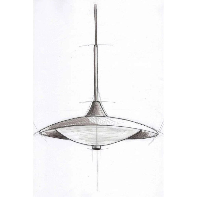 Baroni LED Pendel Ø35 Opal - Halo Design