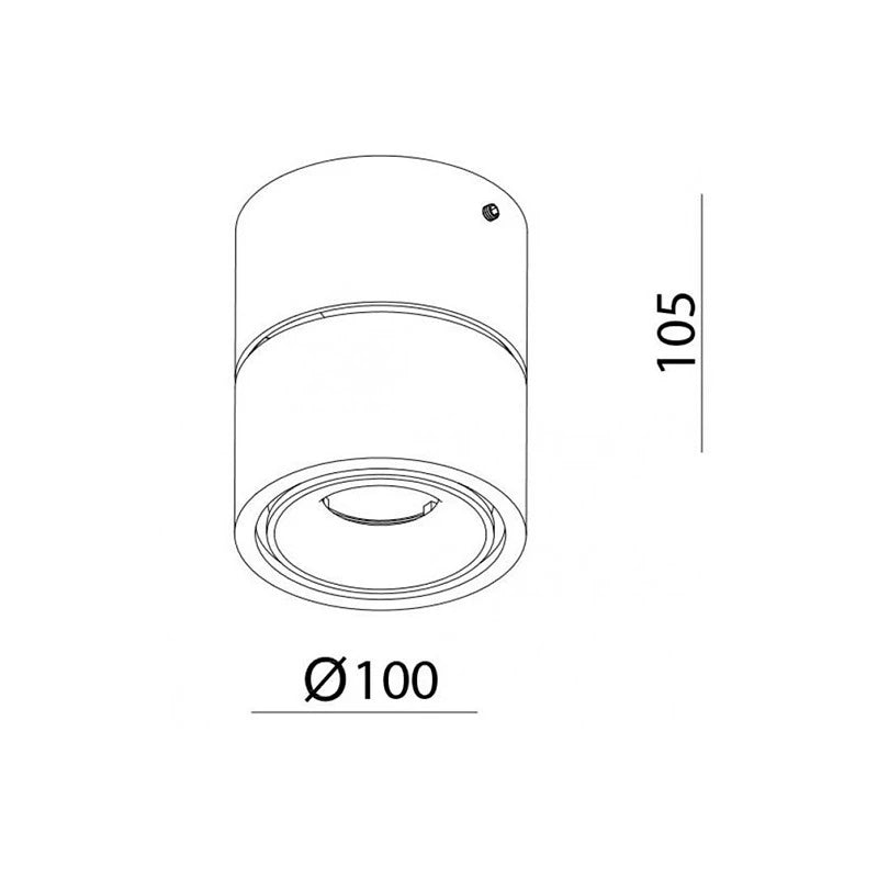 EASY W100 LED 2700K - Sort