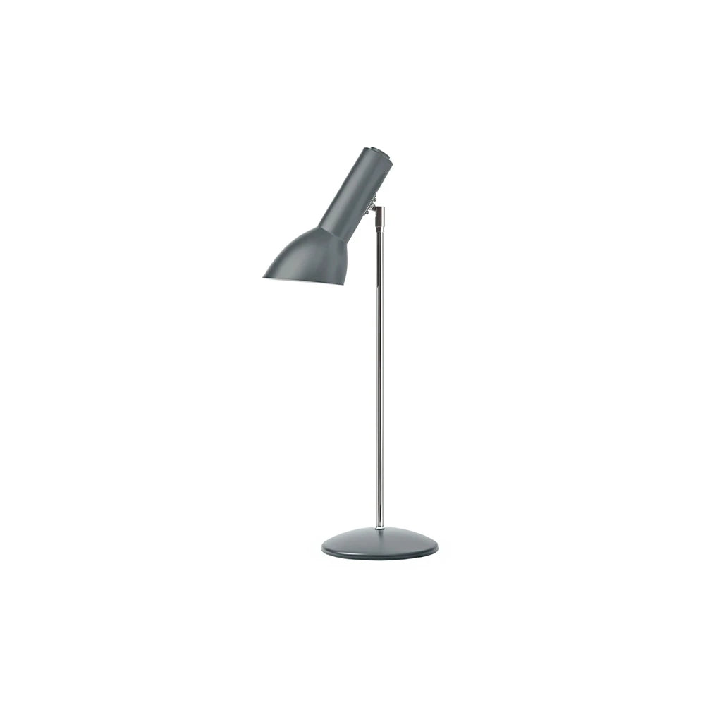 Oblique Flintgrå/Krom - Bordlampe