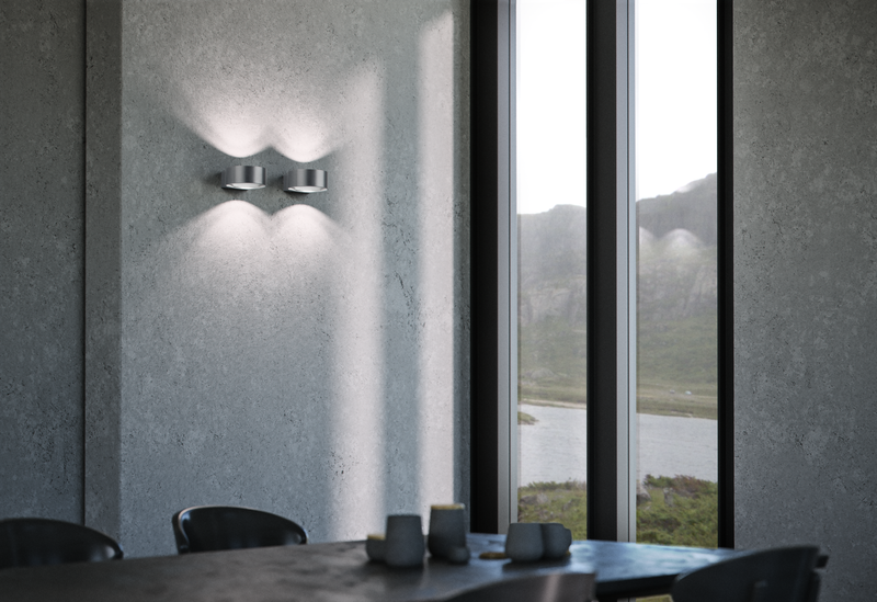 Orbit Wall Mini 2700K Titanium Væglampe