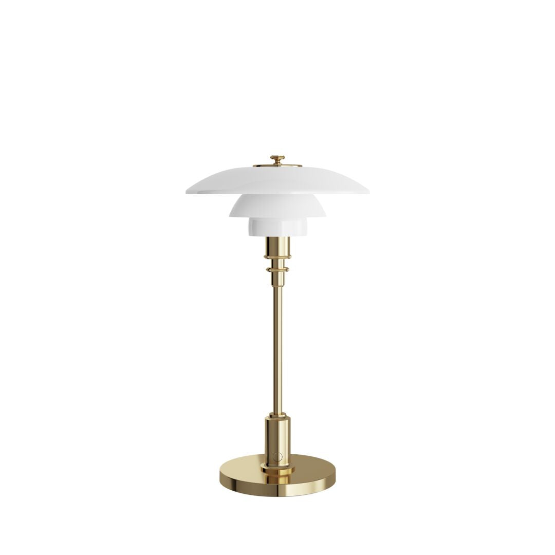 PH 2/1 Portable lampe i messing fra Louis Poulsen