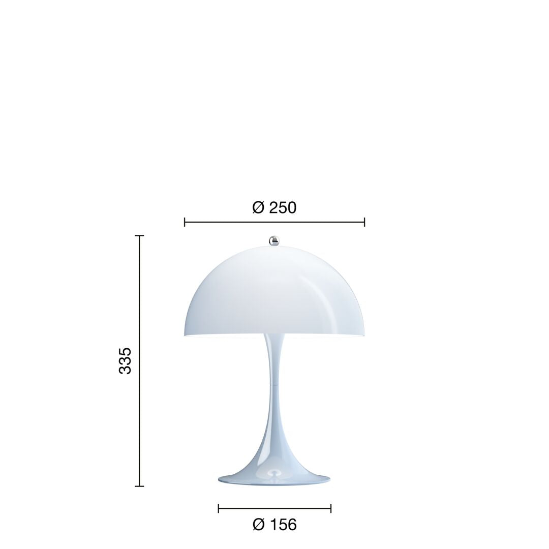Panthella 250 lys blå akryl v2