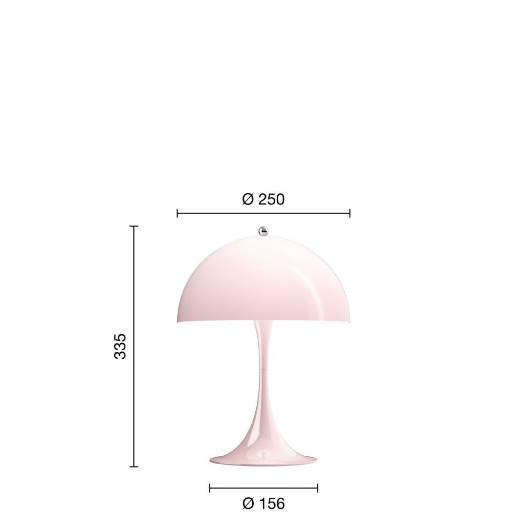 Panthella 250 lys rosa akryl v2