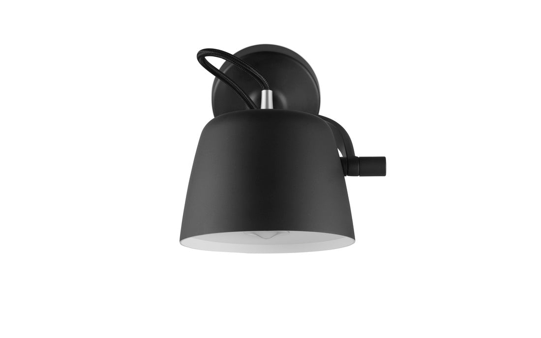 G9 Tub væglampe sort