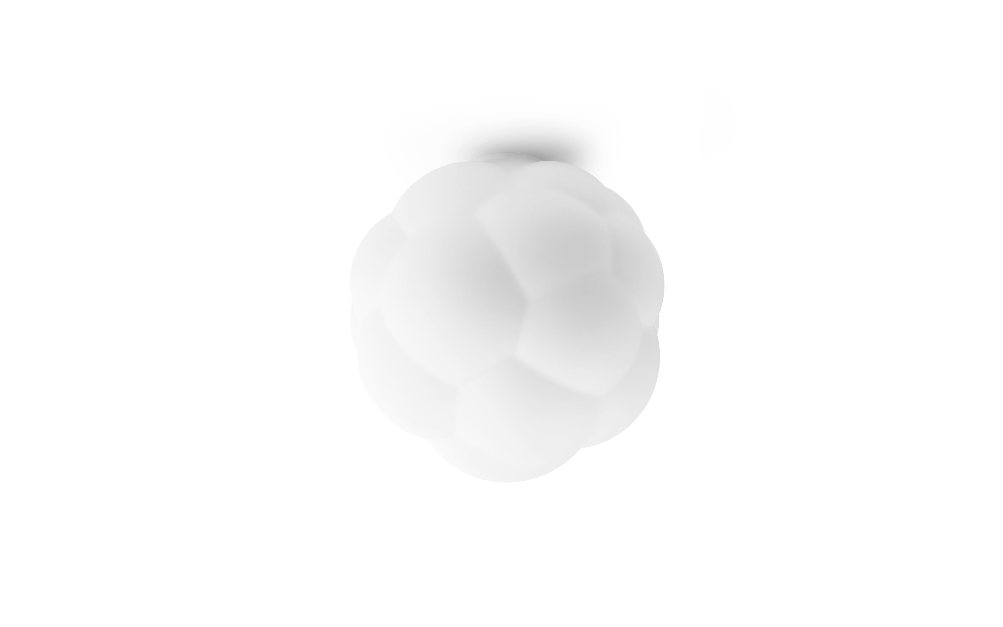 Bubba loftslampe hvid