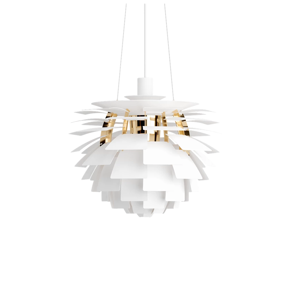 PH Artichoke Ø 480 Pendel Soft White/Metallised Brass slukket