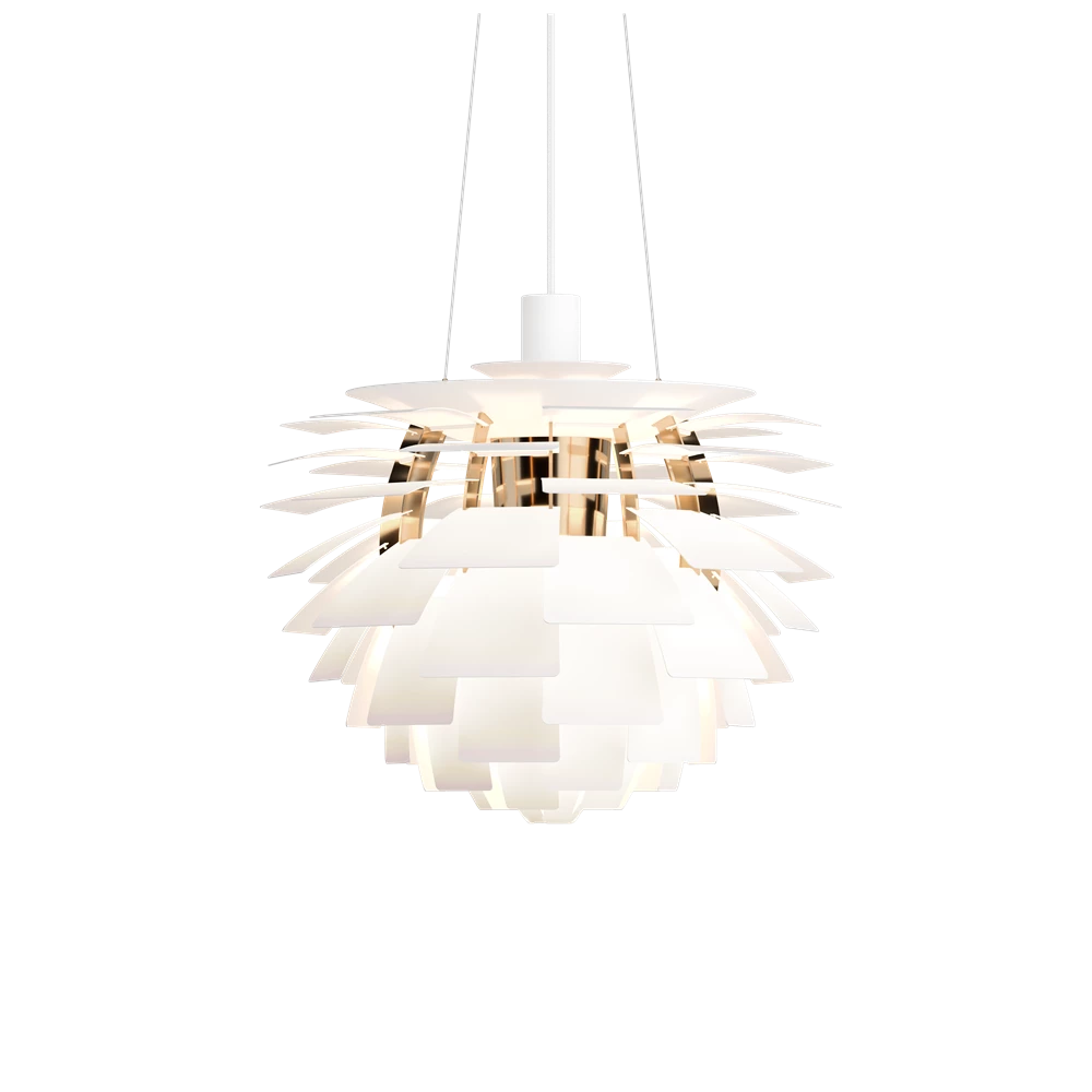 PH Artichoke Ø 480 Pendel Soft White/Metallised Brass