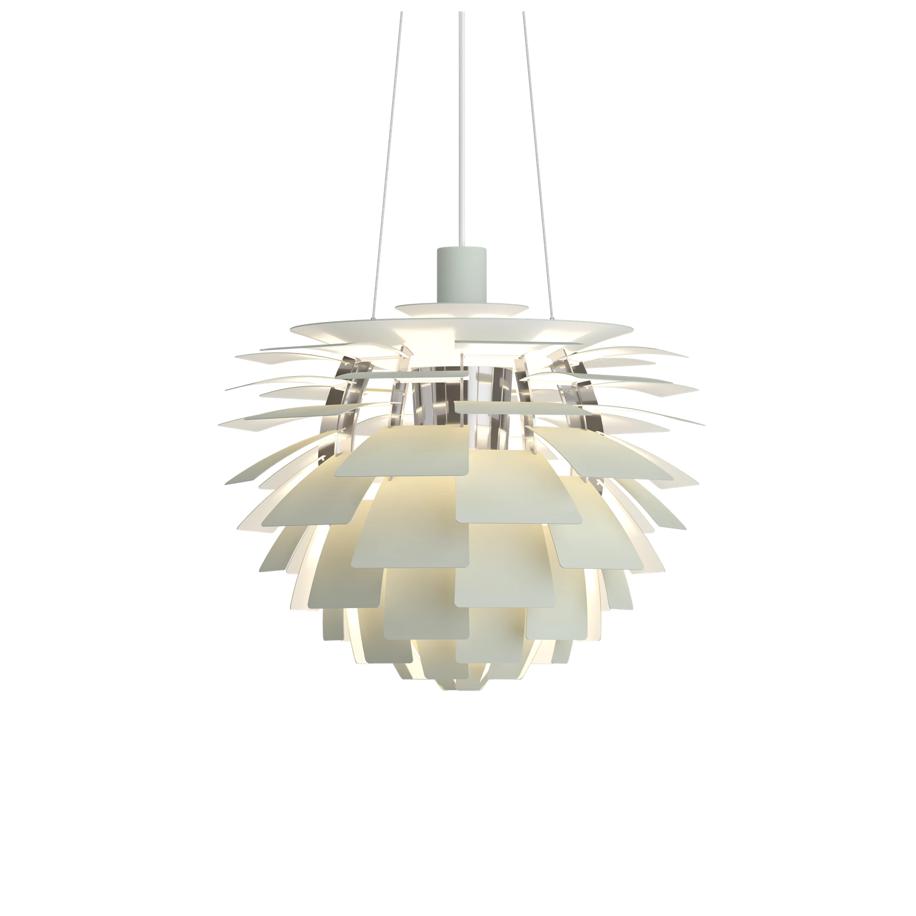 PH Artichoke Ø 480 Pendel Dusty Green/High Lustre Chrome
