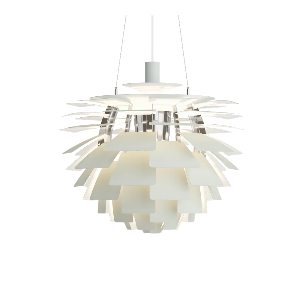 PH Artichoke Ø 600 Pendel Dusty Green/High Lustre Chrome