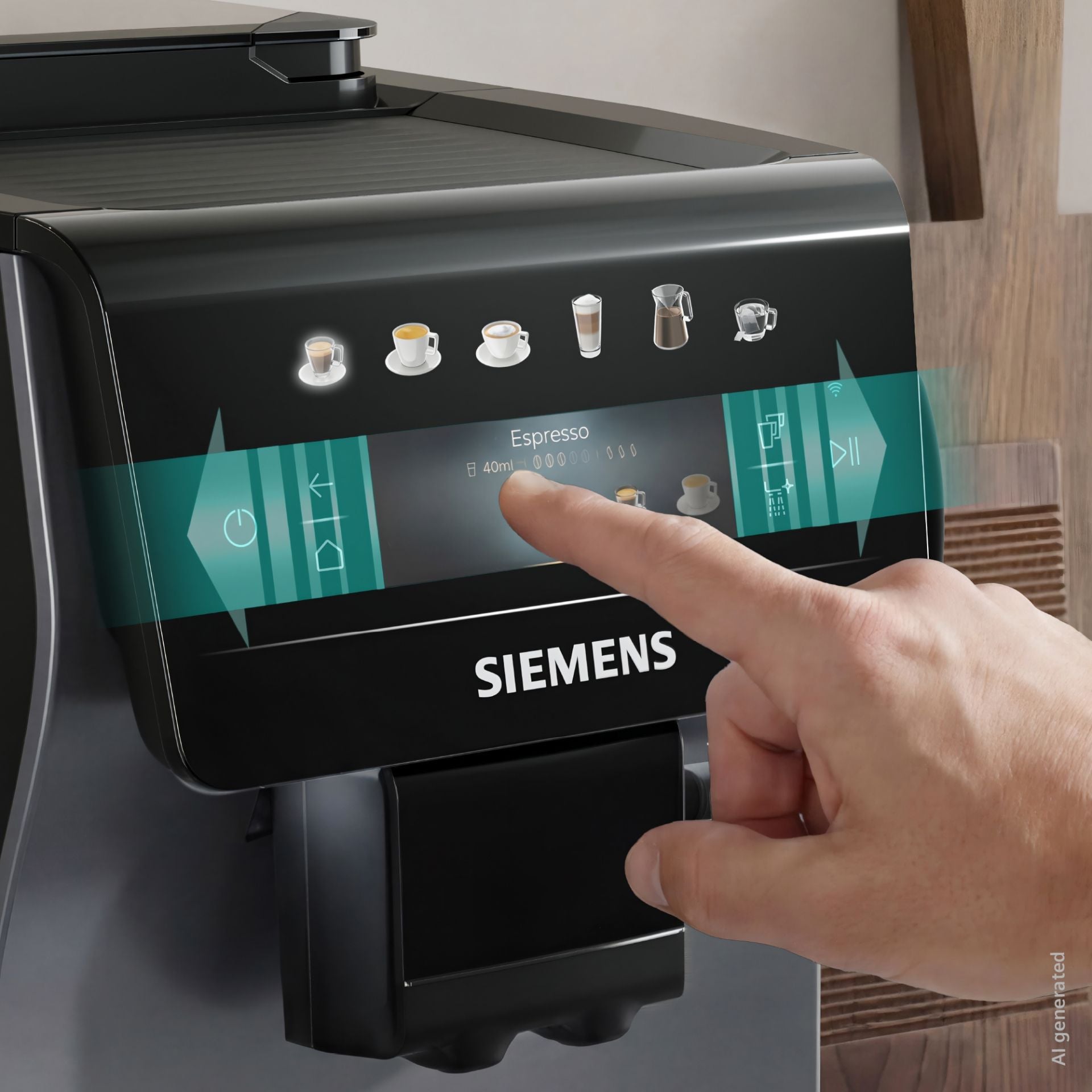 Siemens TP603EF6 Espressomaskine kontrolpanel