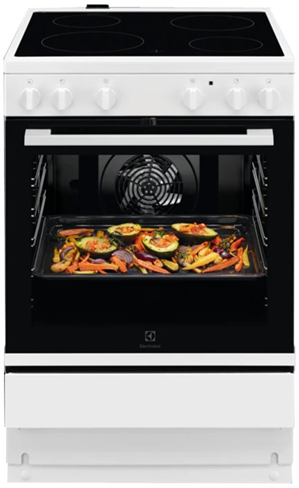 Electrolux LKR64003SW-400 Glaskeramisk Komfur