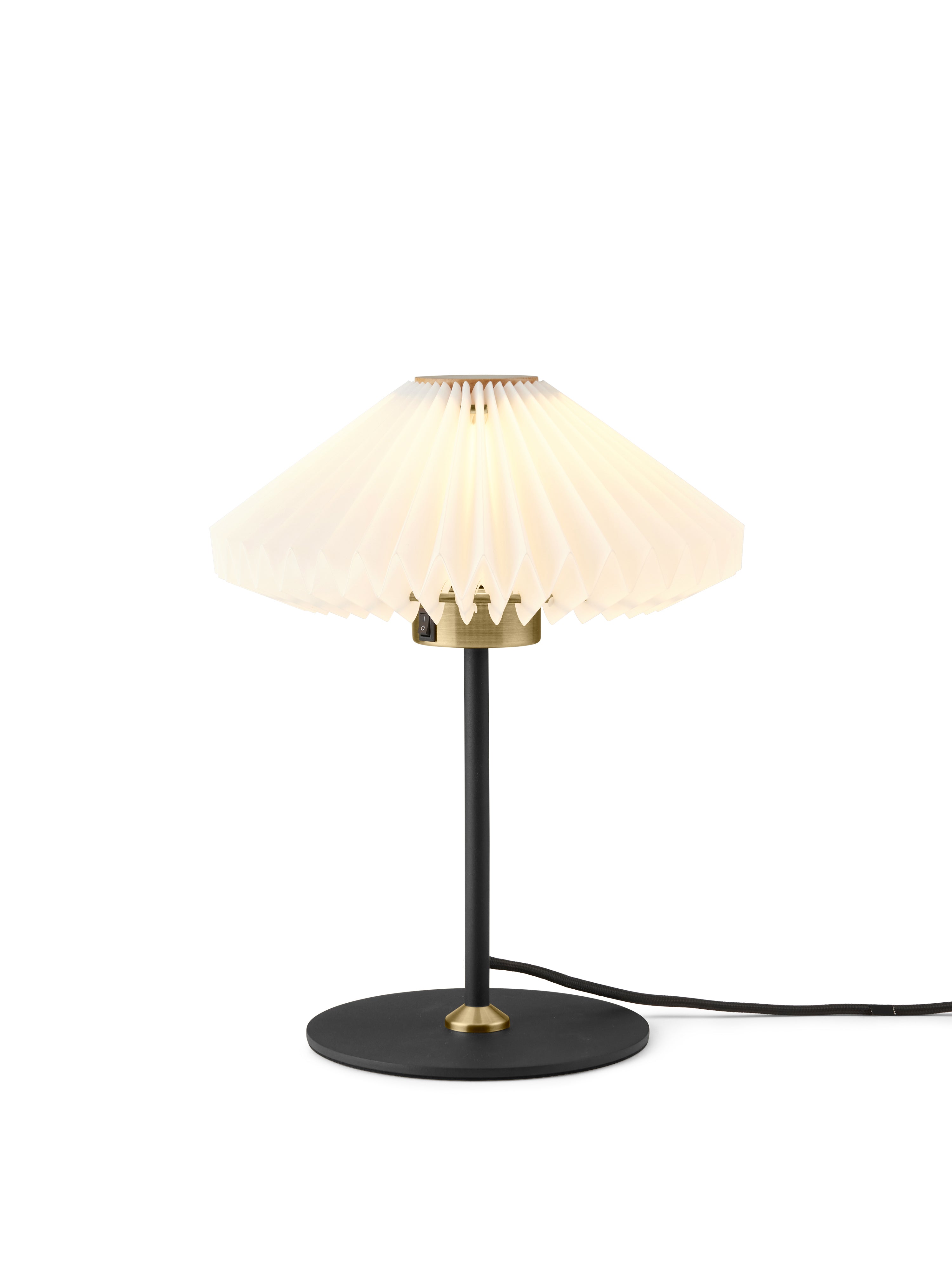Paris Bordlampe Ø24 Hvid/Sort