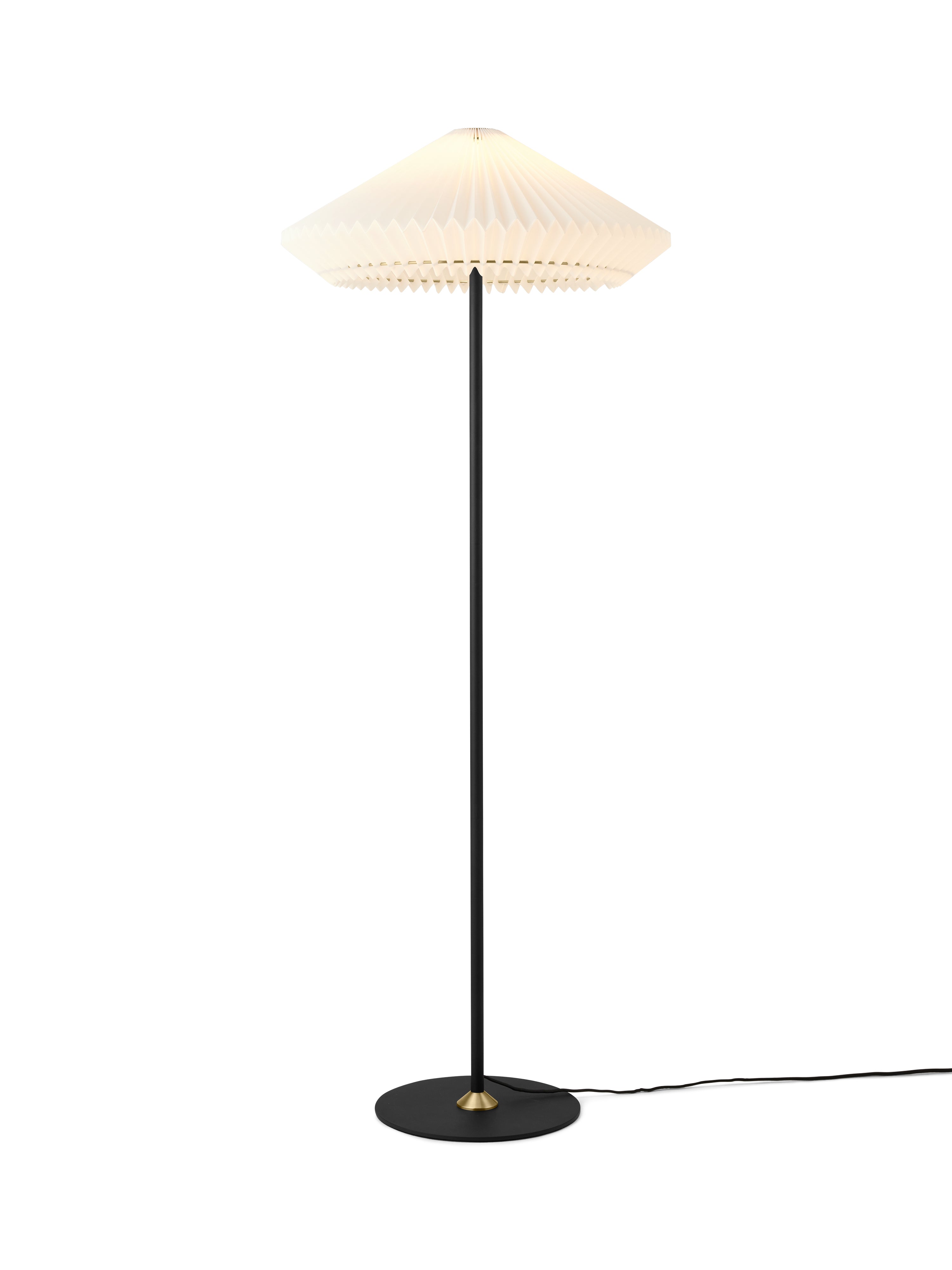 Paris Gulvlampe Ø56 Hvid/Sort