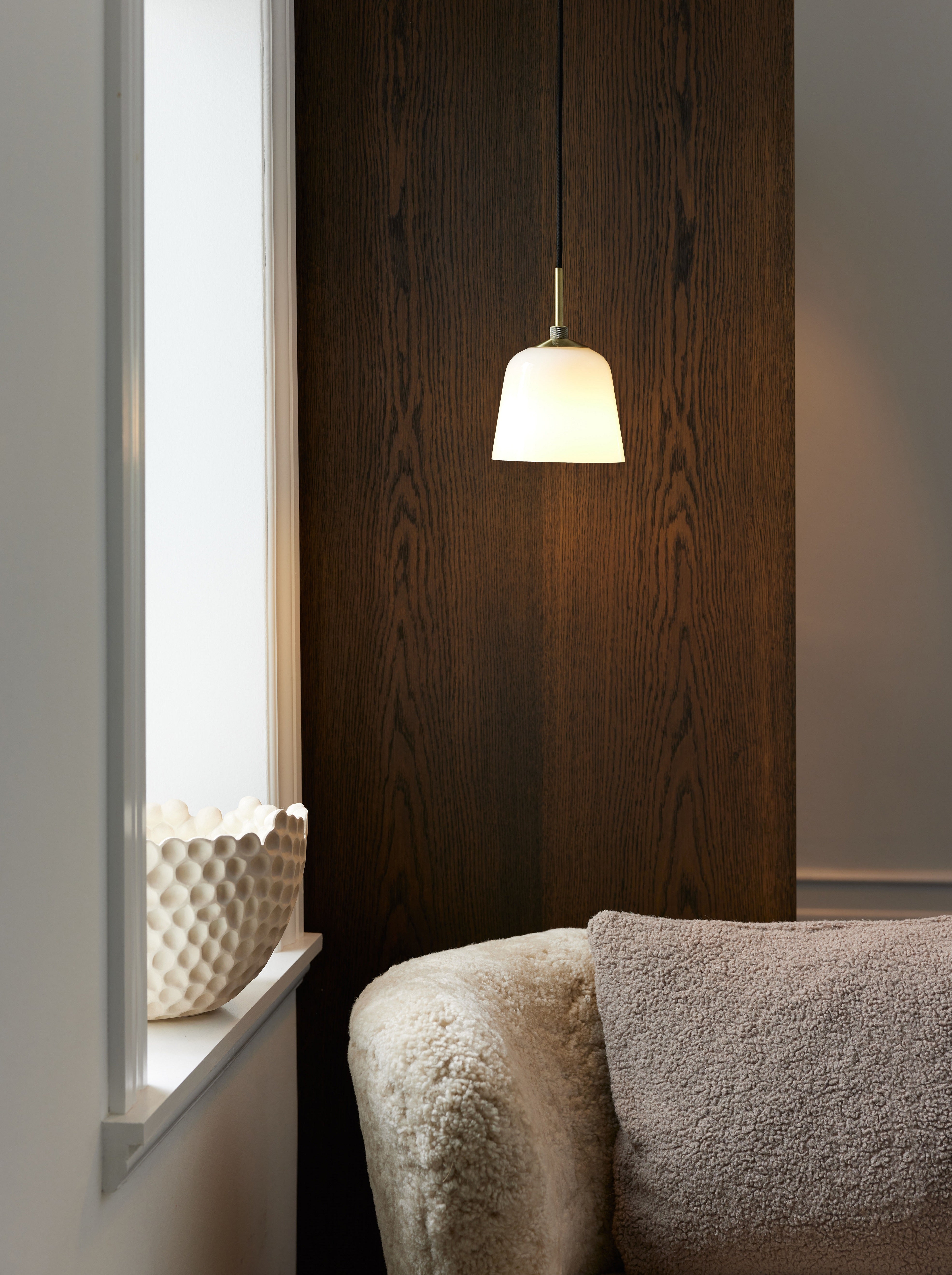 Room 49 Pendel Ø15 Opal/Messing