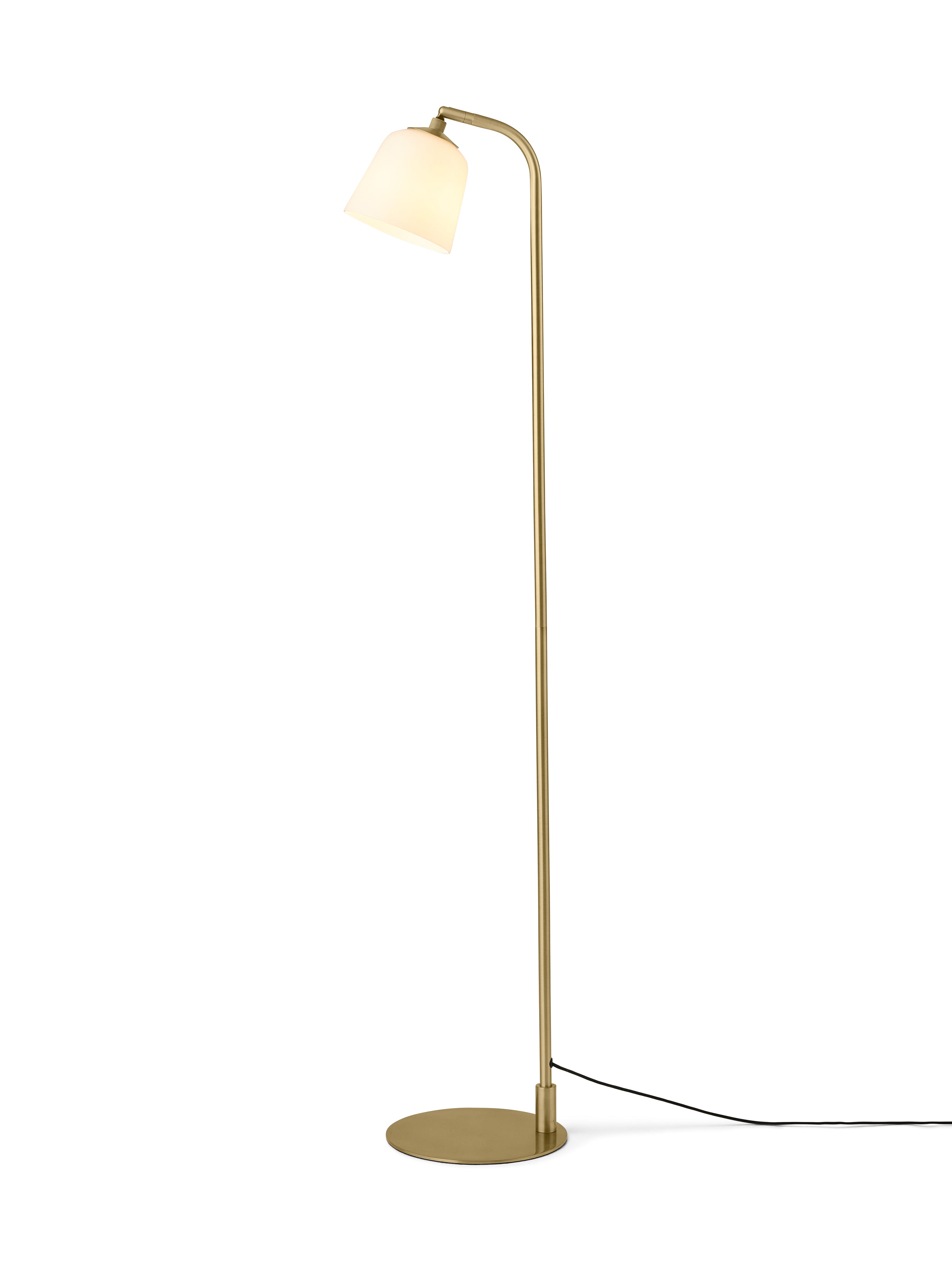 Room 49 Gulvlampe Ø15 Opal/Messing