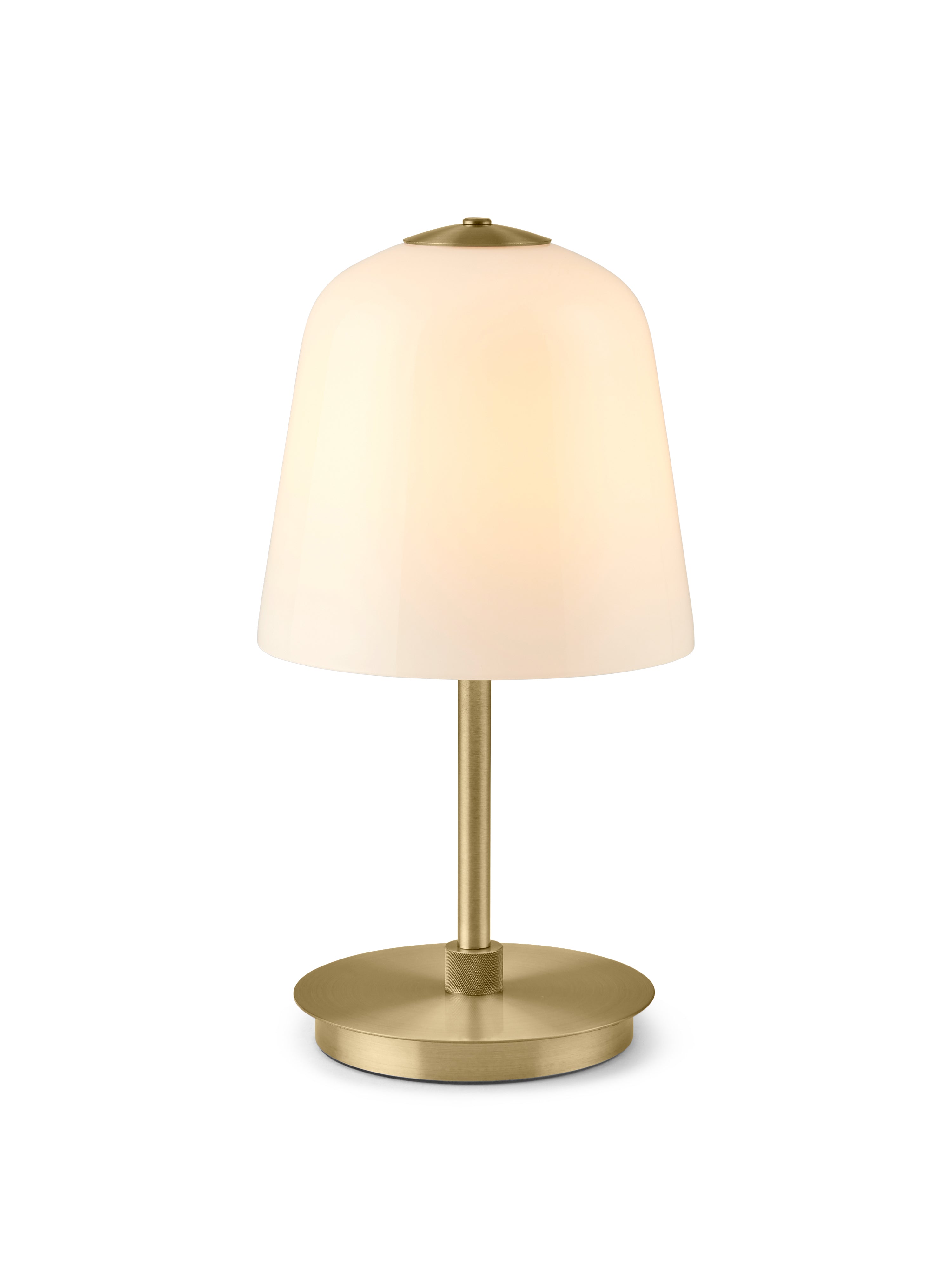 Room 49 LED-bordlampe Ø15 Opal/Messing