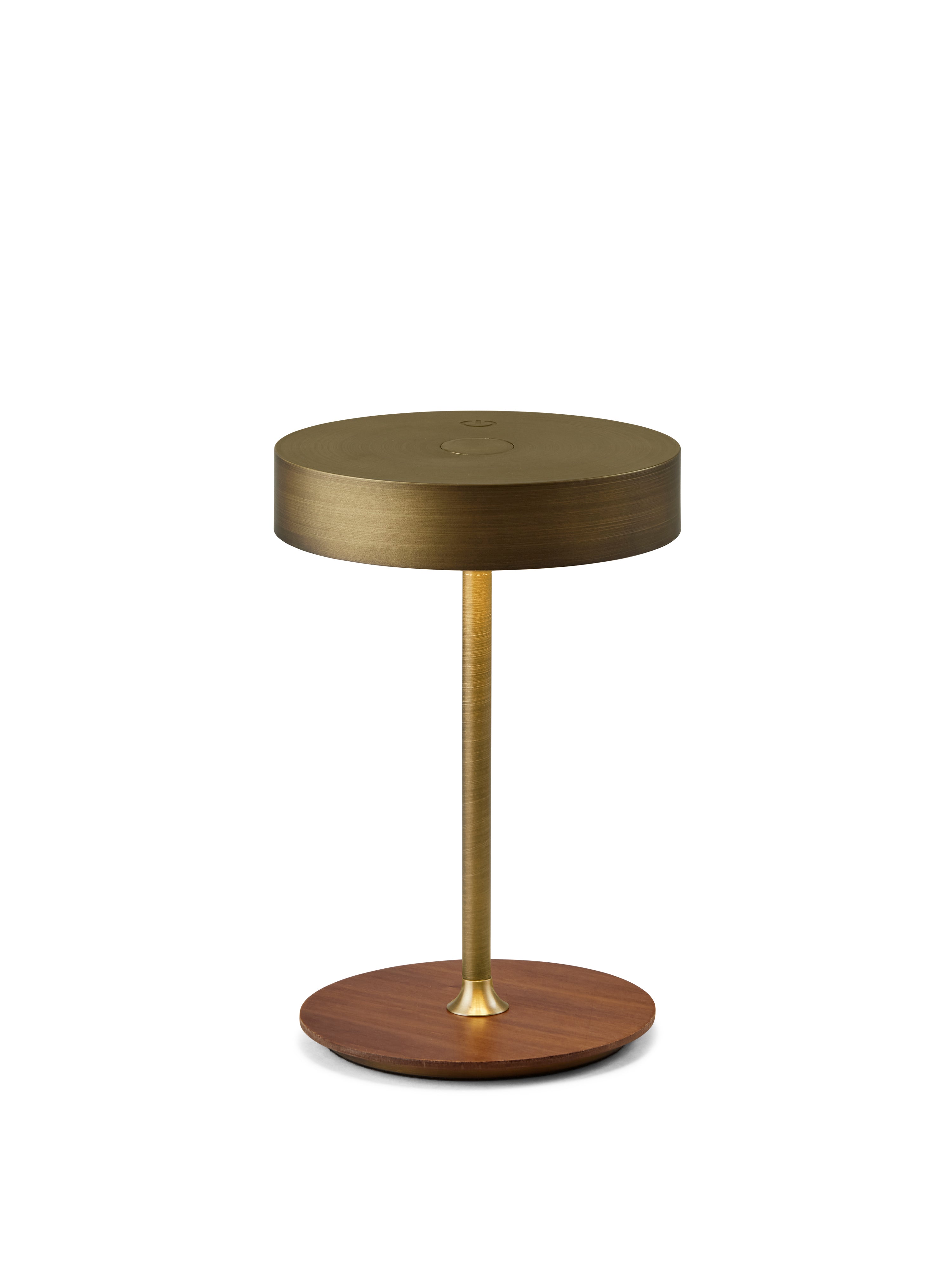 On The Move LED-bordlampe Ø13 Antique Brass