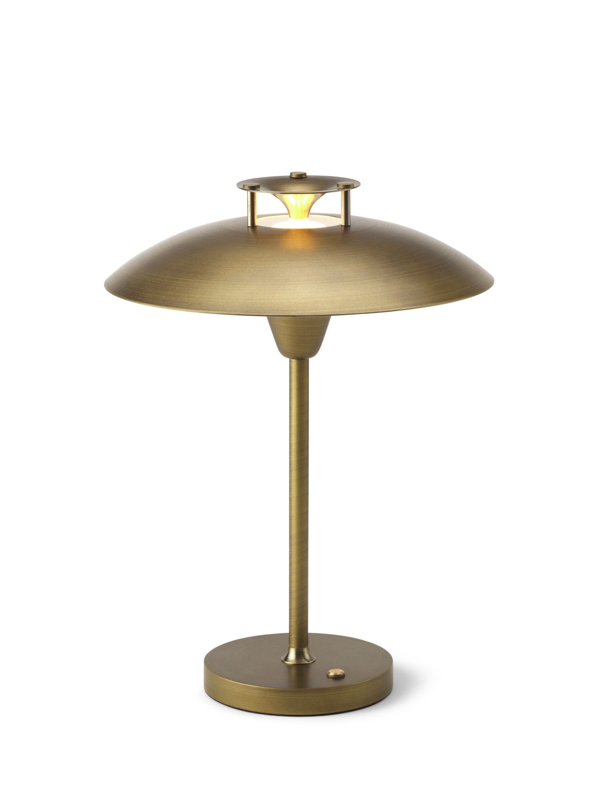 Stepp 1-2-3 bordlampe Halo Design Messing
