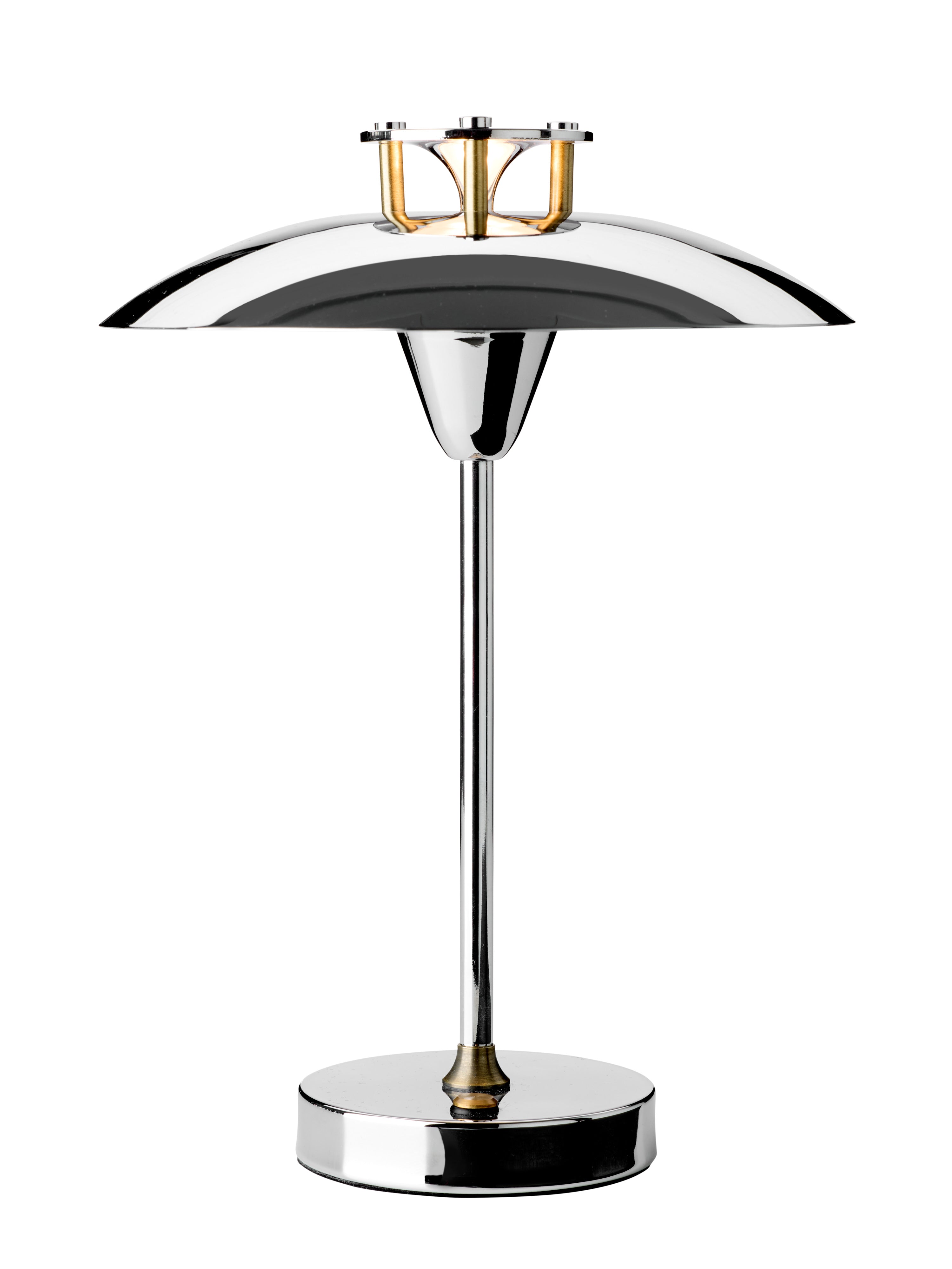 Mini Stepp 1-2-3 Portable Bordlampe Krom