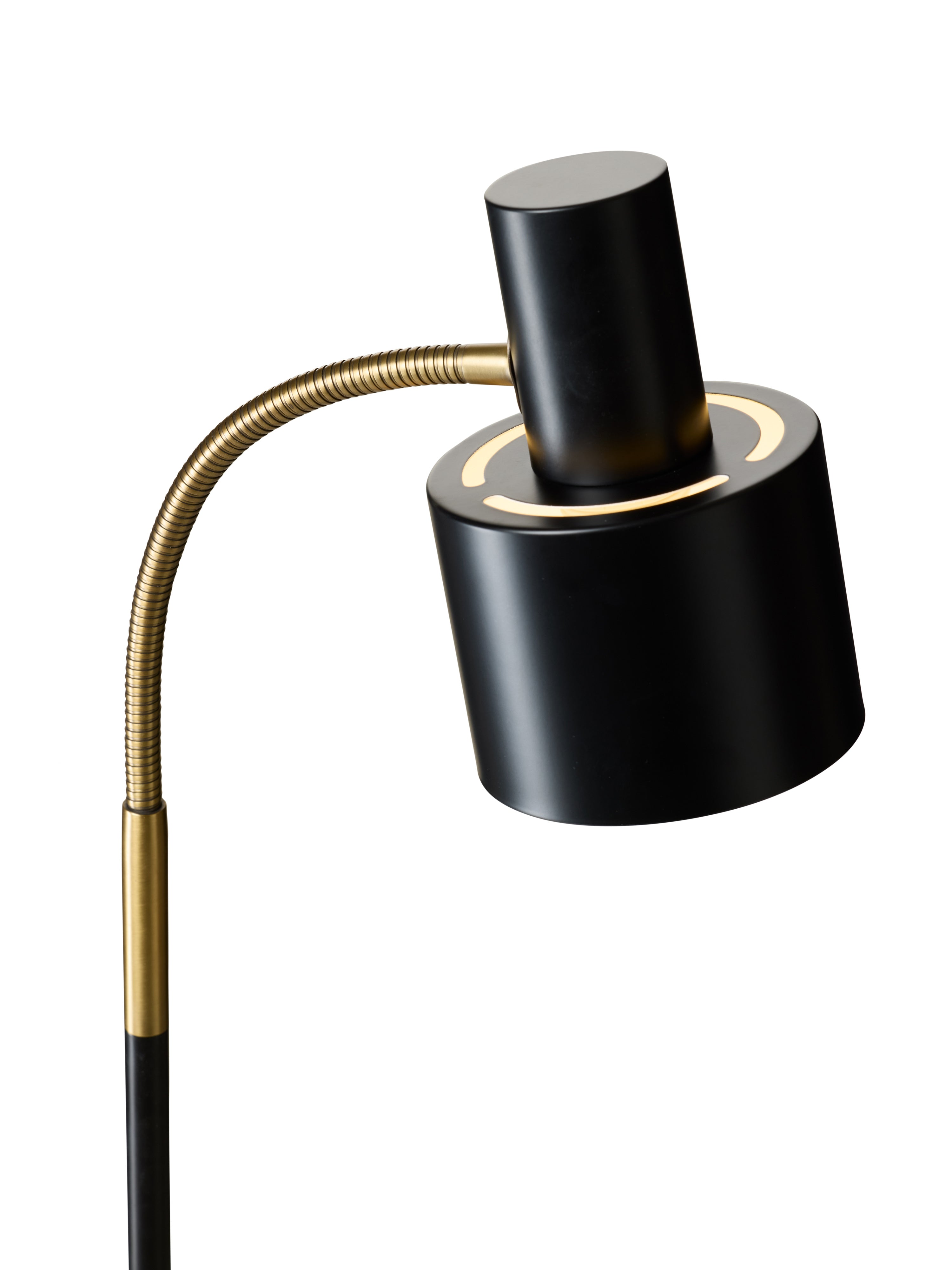 Zoomet ind på lampeskærmen fra Vogue Gulvlampe i Sort