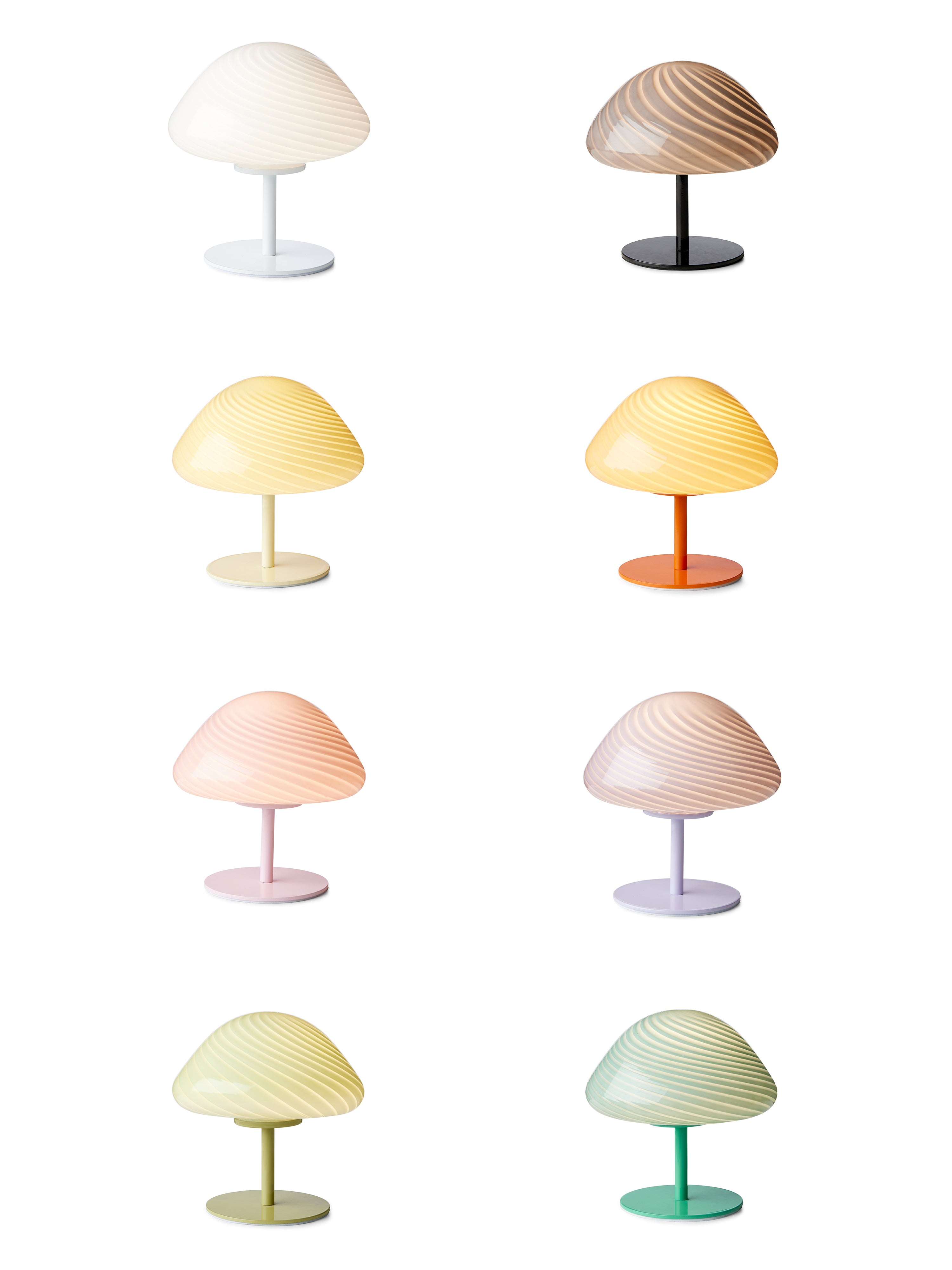 Den flotte Mini Mush-serie fra Halo Design findes i otte fremragende farver