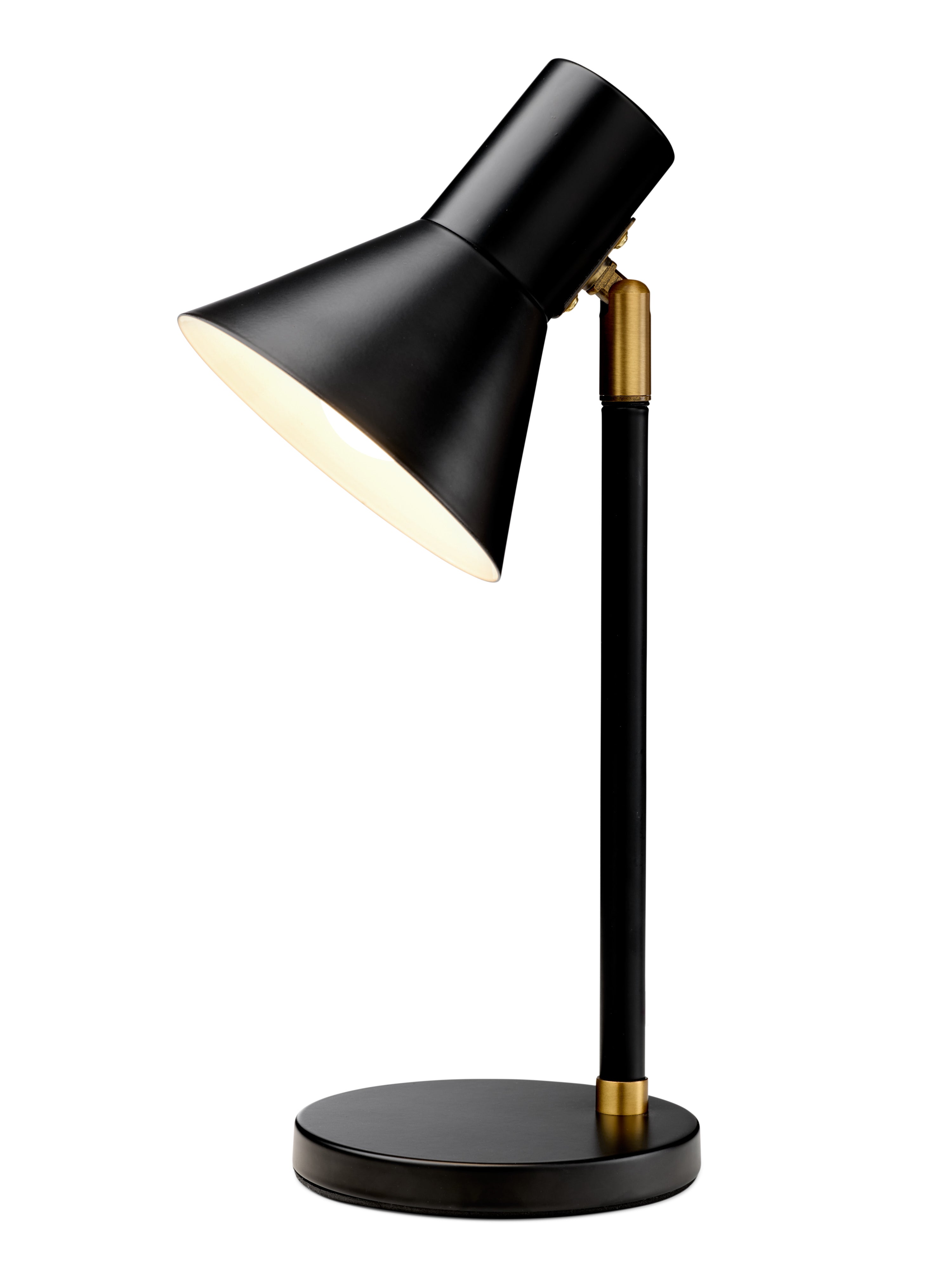 Style Bordlampe Sort Antik