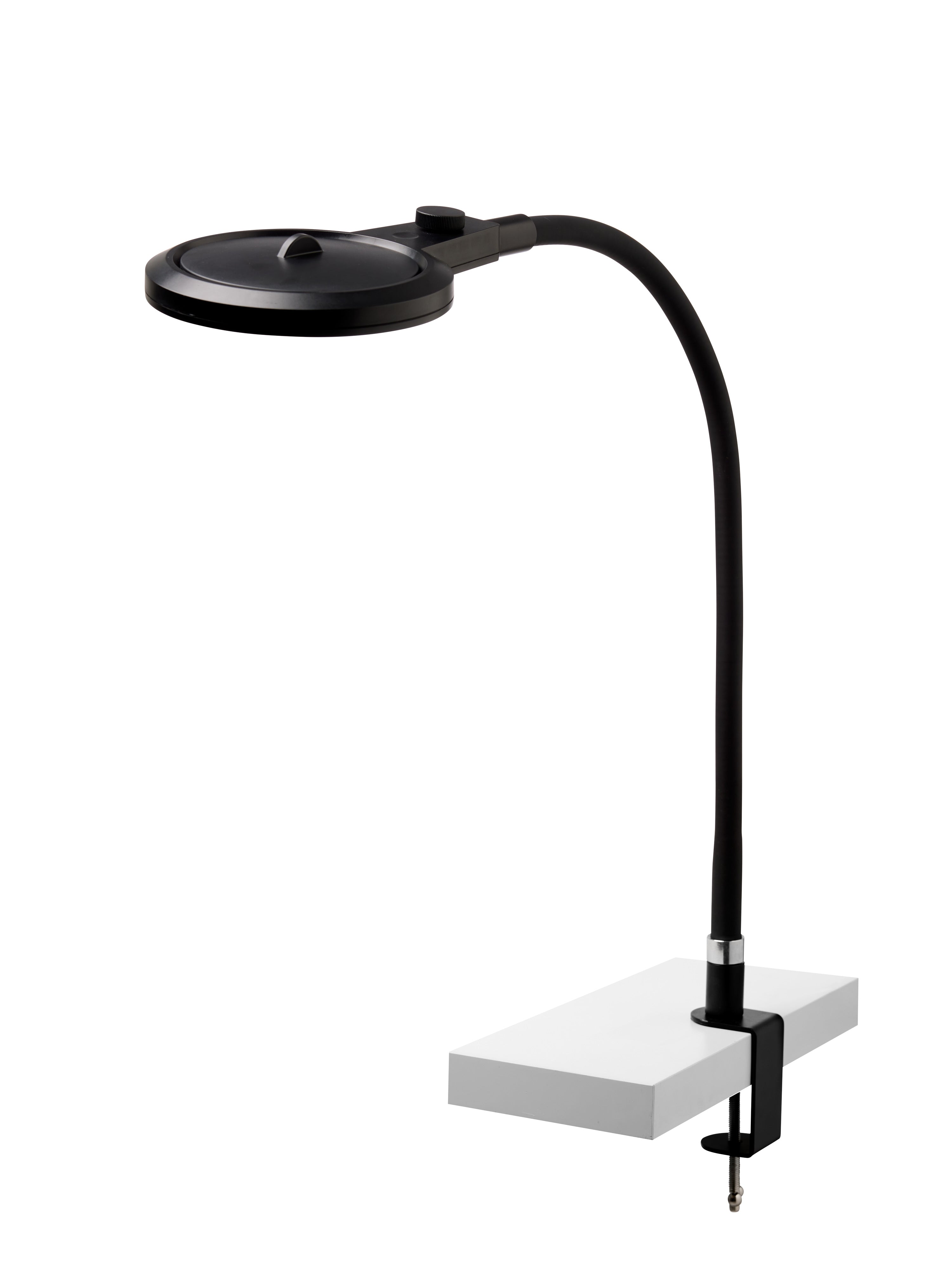 Halo Designs Magni Clips Superflex Table Lamp i Sort med nem betjening