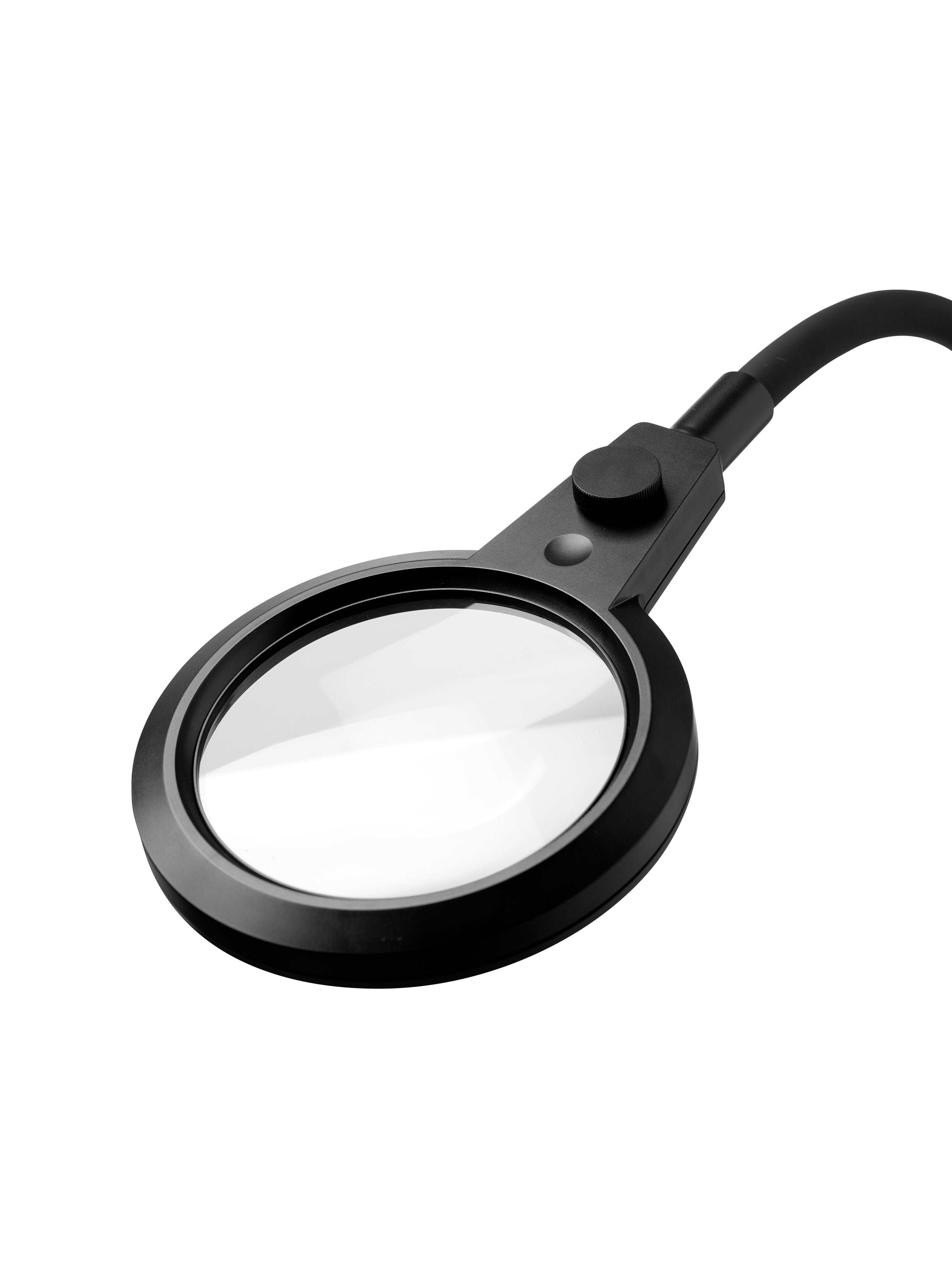 Halo Design Magni Charge Superflex Portable Floor Lamp Black med 3x Magnify