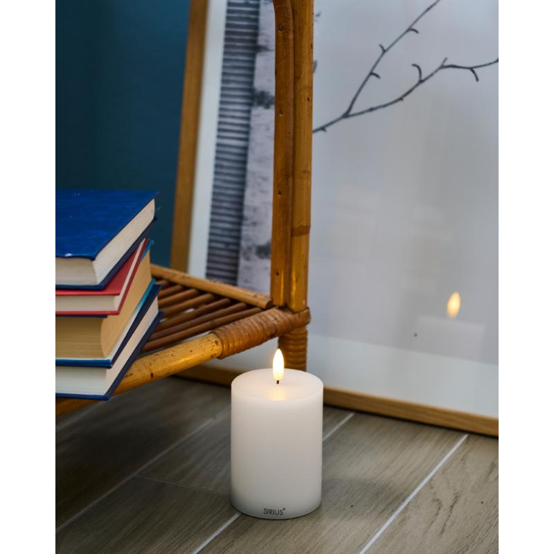 Sille Genopladelig, Ø7,5 X H10cm, Hvid - Indendørs Lys - Sirius Home