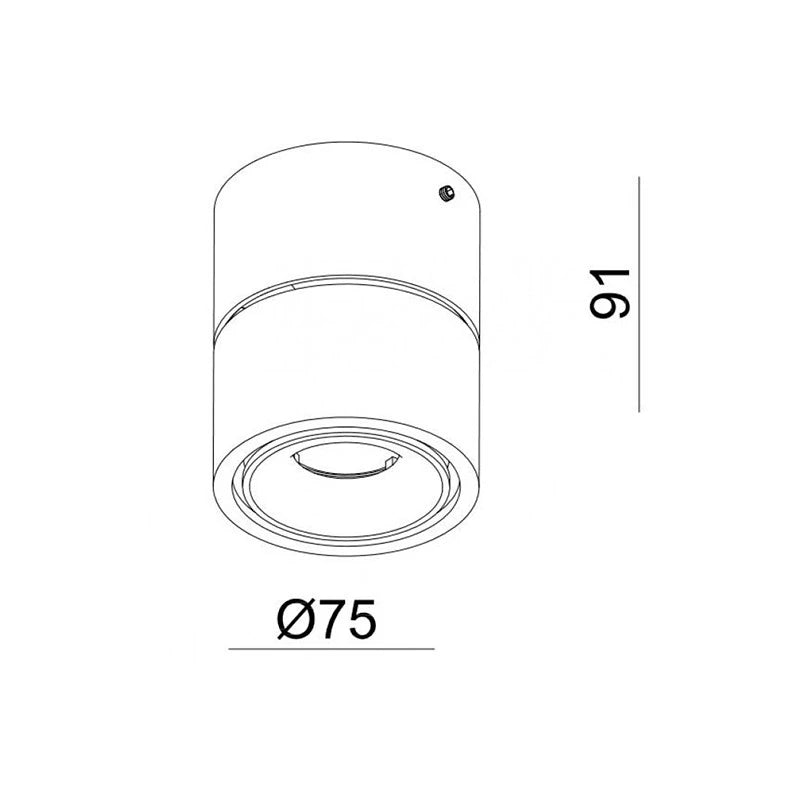 Easy Mini W75 LED 2700K Messing