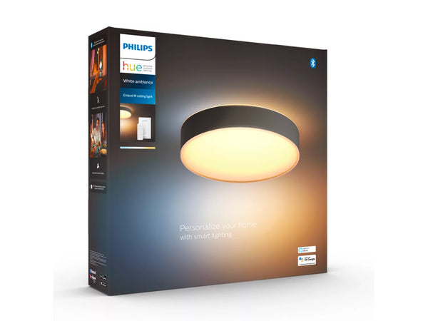 Philips Hue Enrave sort plafond LED 19.2W Ø38CM