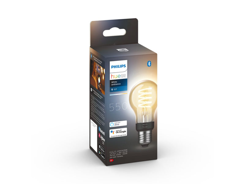 Philips Hue Filament Ambiance A60 7W 550lm 2200-4500K E27