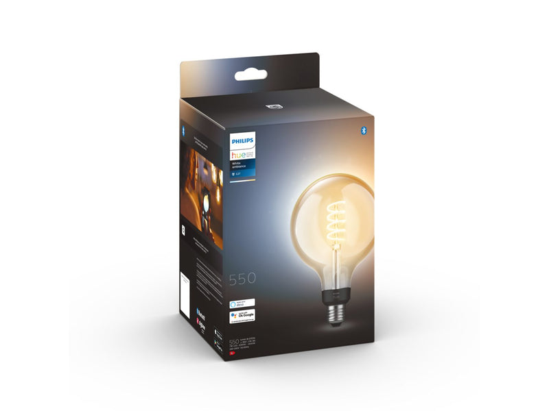 Philips Hue Filament Ambiance G125 7W E27 550lm