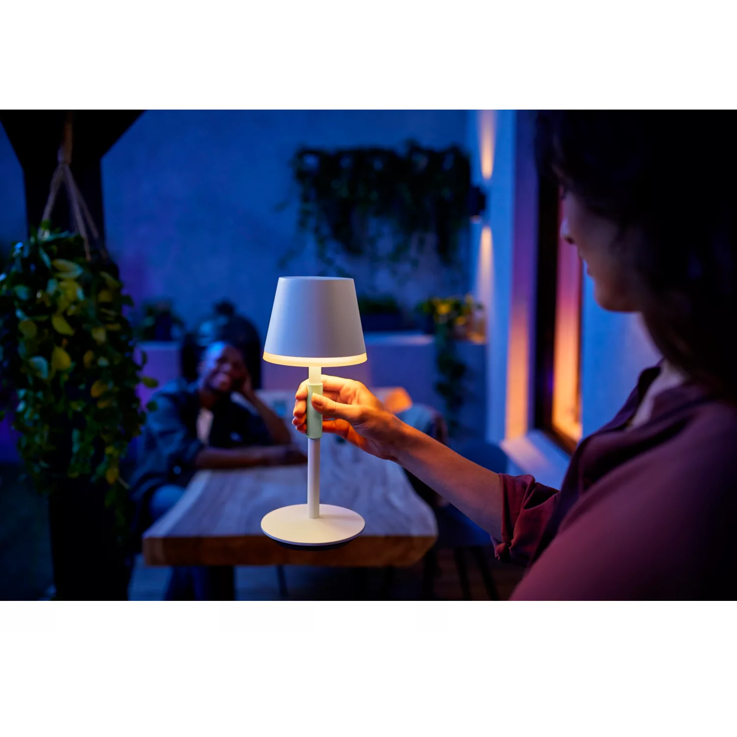 Philips Hue Go Portable hvid bordlampe
