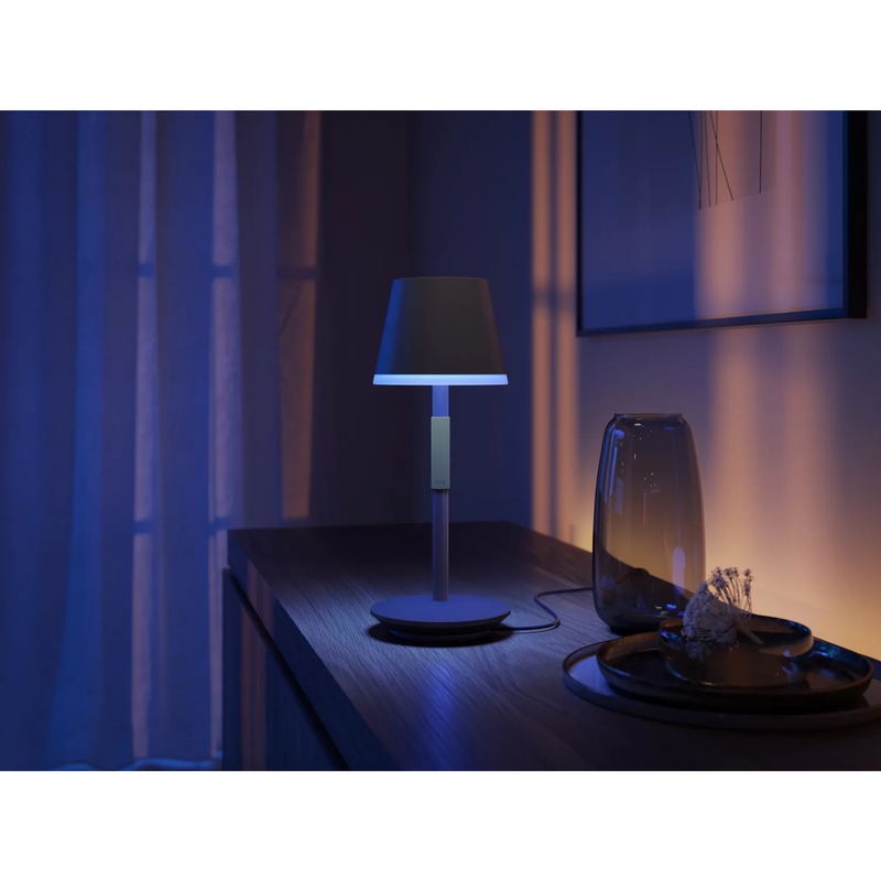 Philips Hue Go Portable sort bordlampe