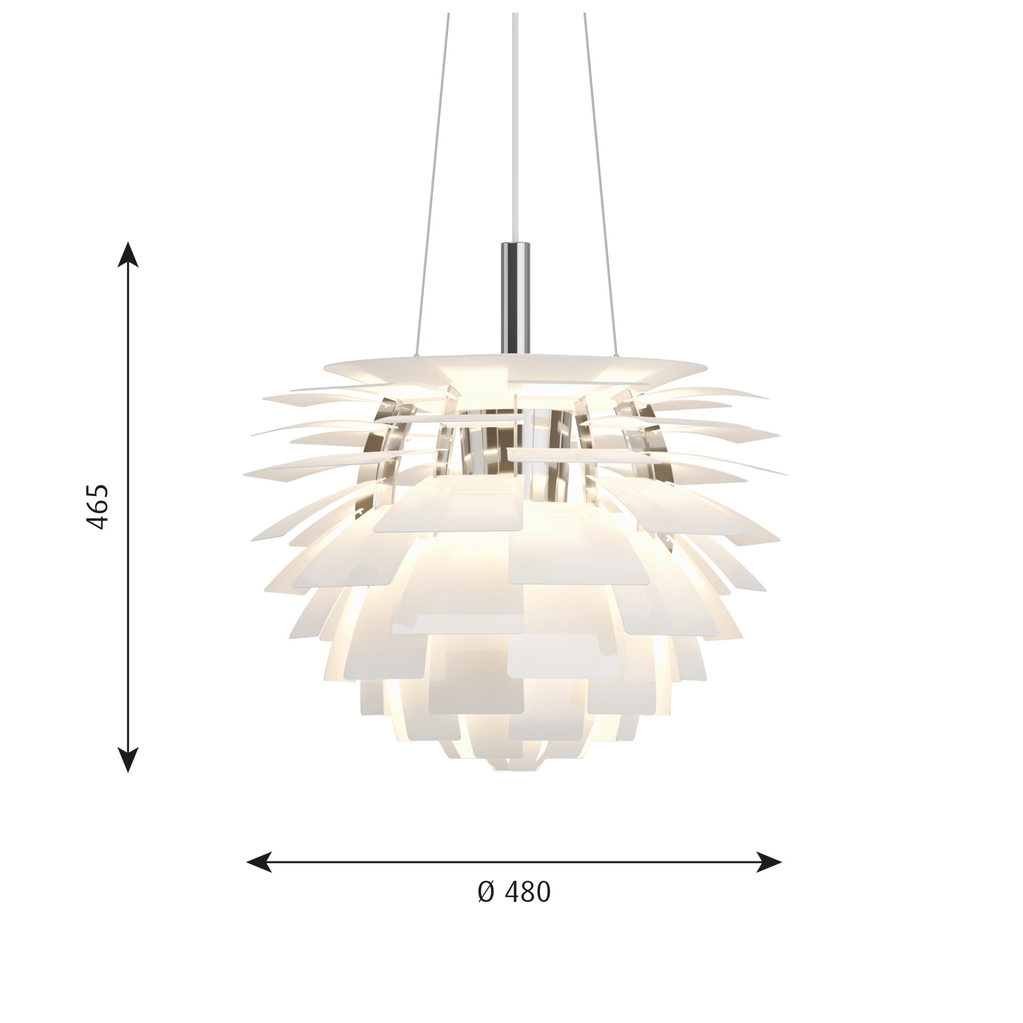PH Artichoke Ø 480 Pendel Hvid