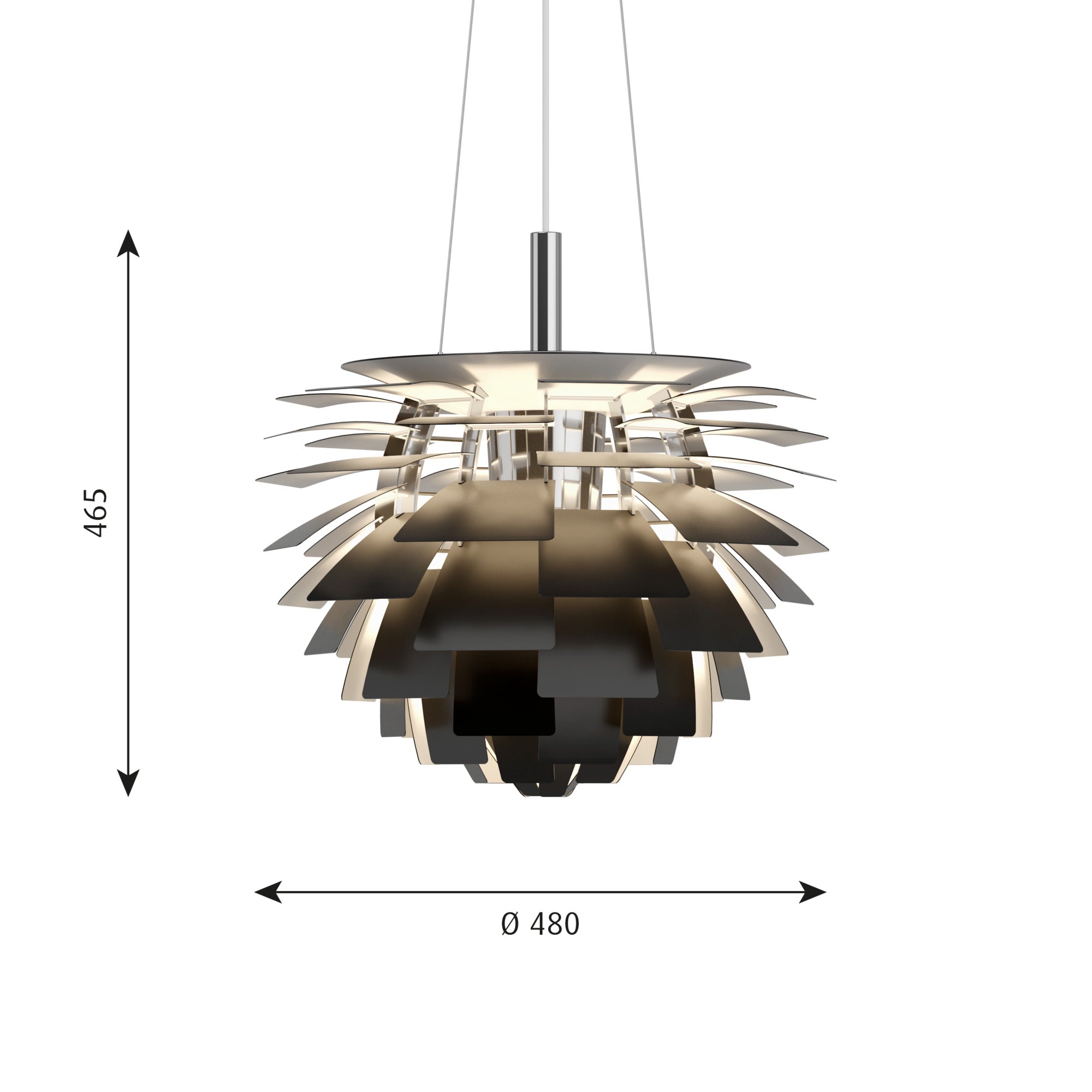 PH Artichoke Ø 480 Pendel Sort
