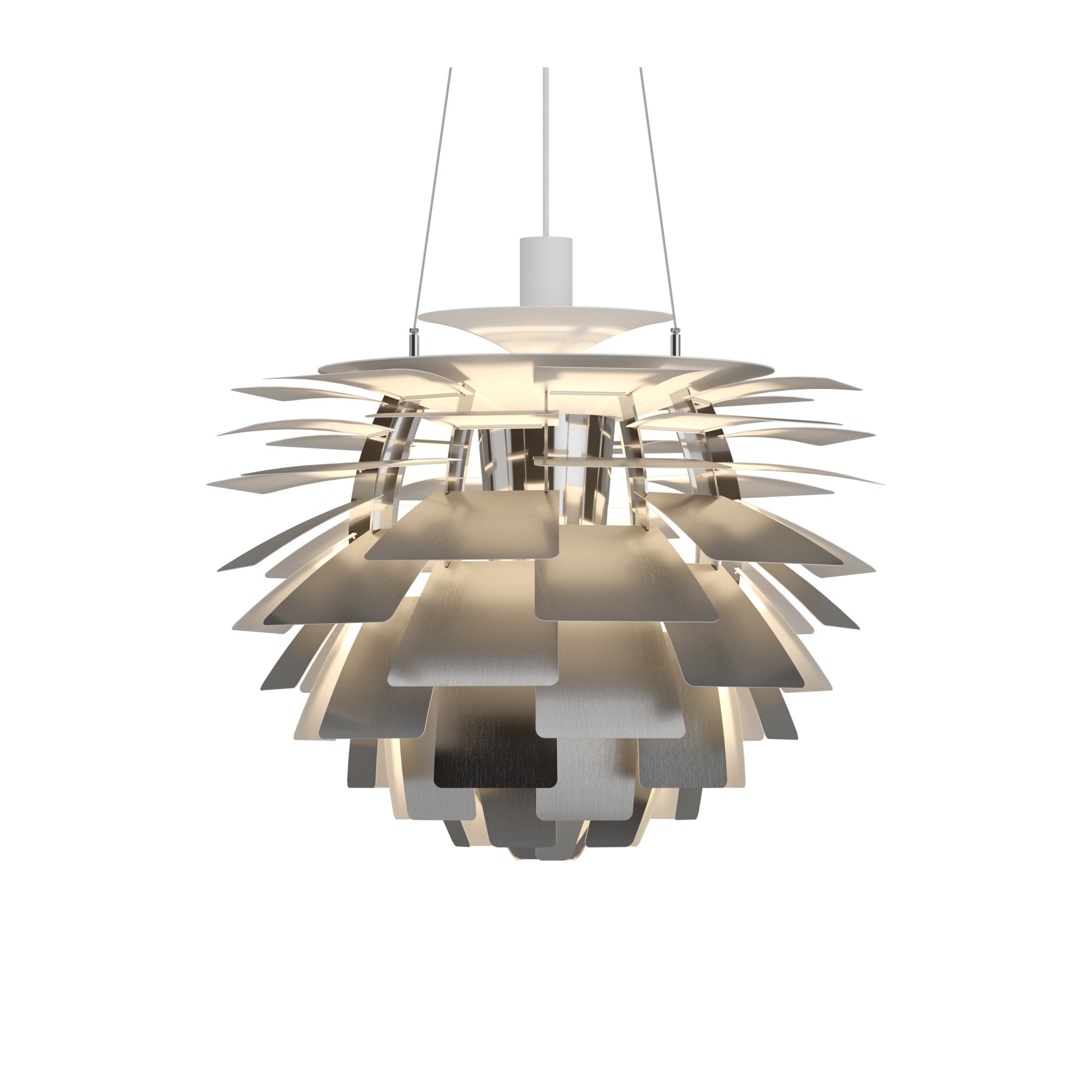 PH Artichoke Ø 600 Pendel LED 2700K Rustfrit stål poleret