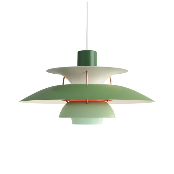 LOUIS POULSEN PH 5 HUES OF GREEN lamper designet af Poul Henningsen
