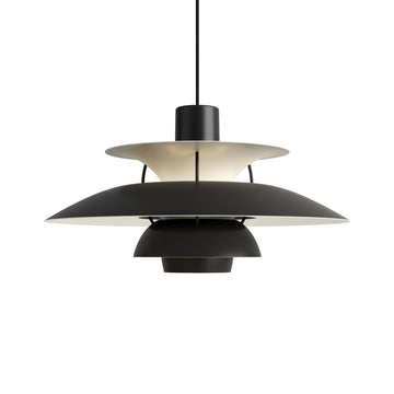 PH 5 Monokrom sort lampe 
