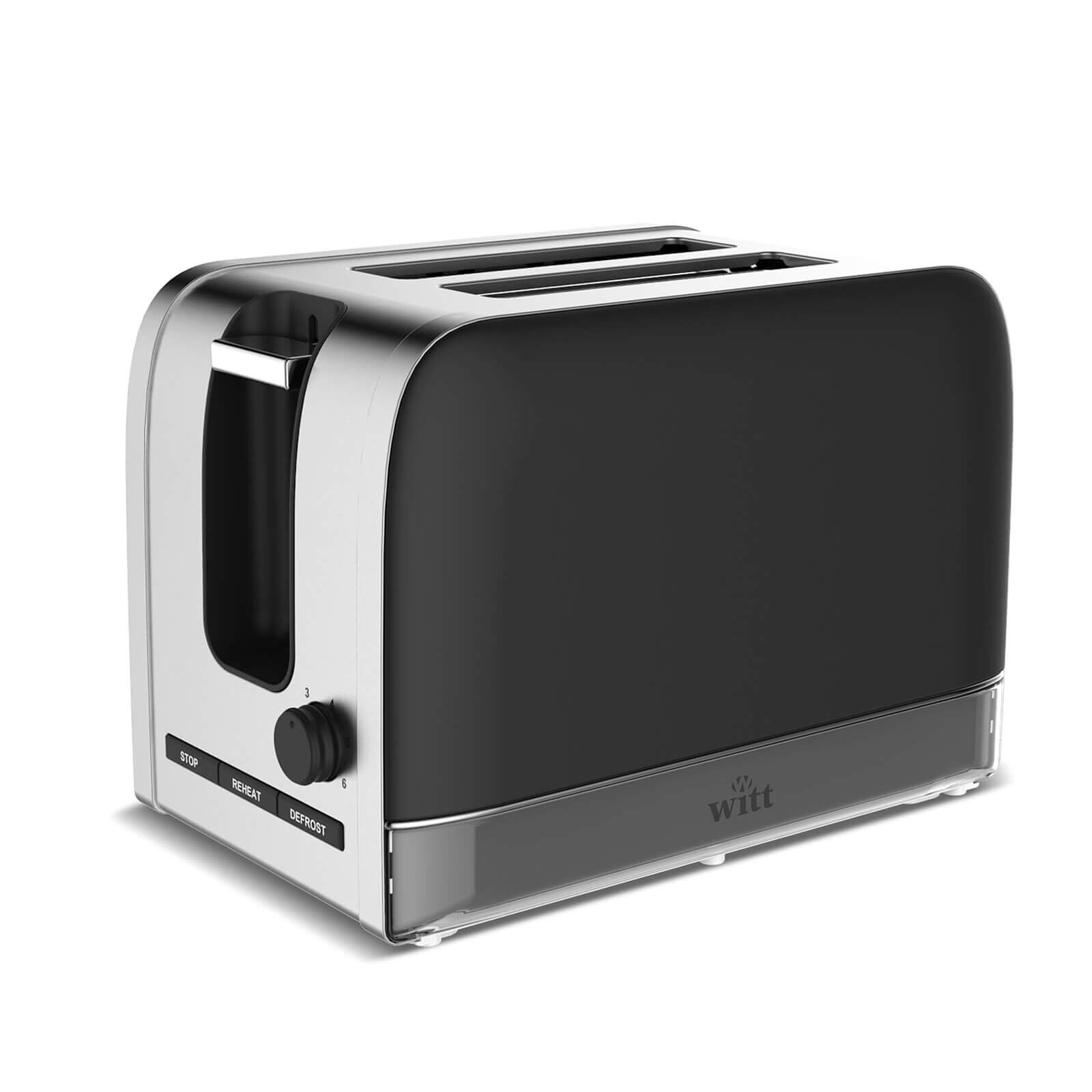 Witt WCT800B Classic Toaster (sort)