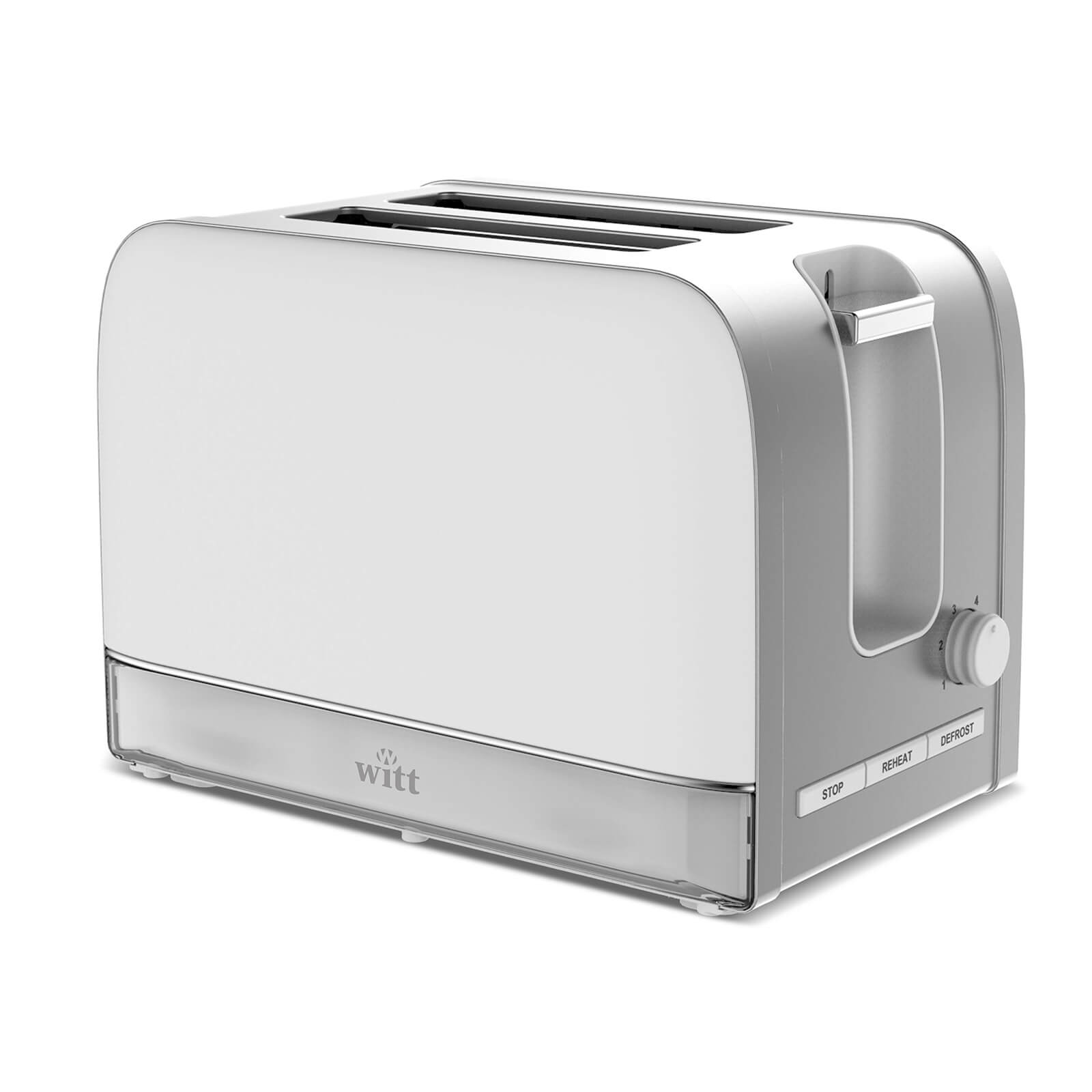 Witt WCT800W Classic Toaster (hvid) billede 5