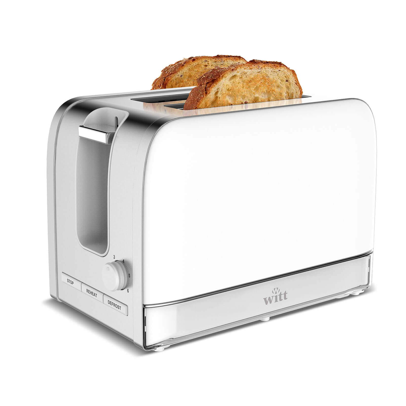 Witt WCT800W Classic Toaster (hvid) billede 6