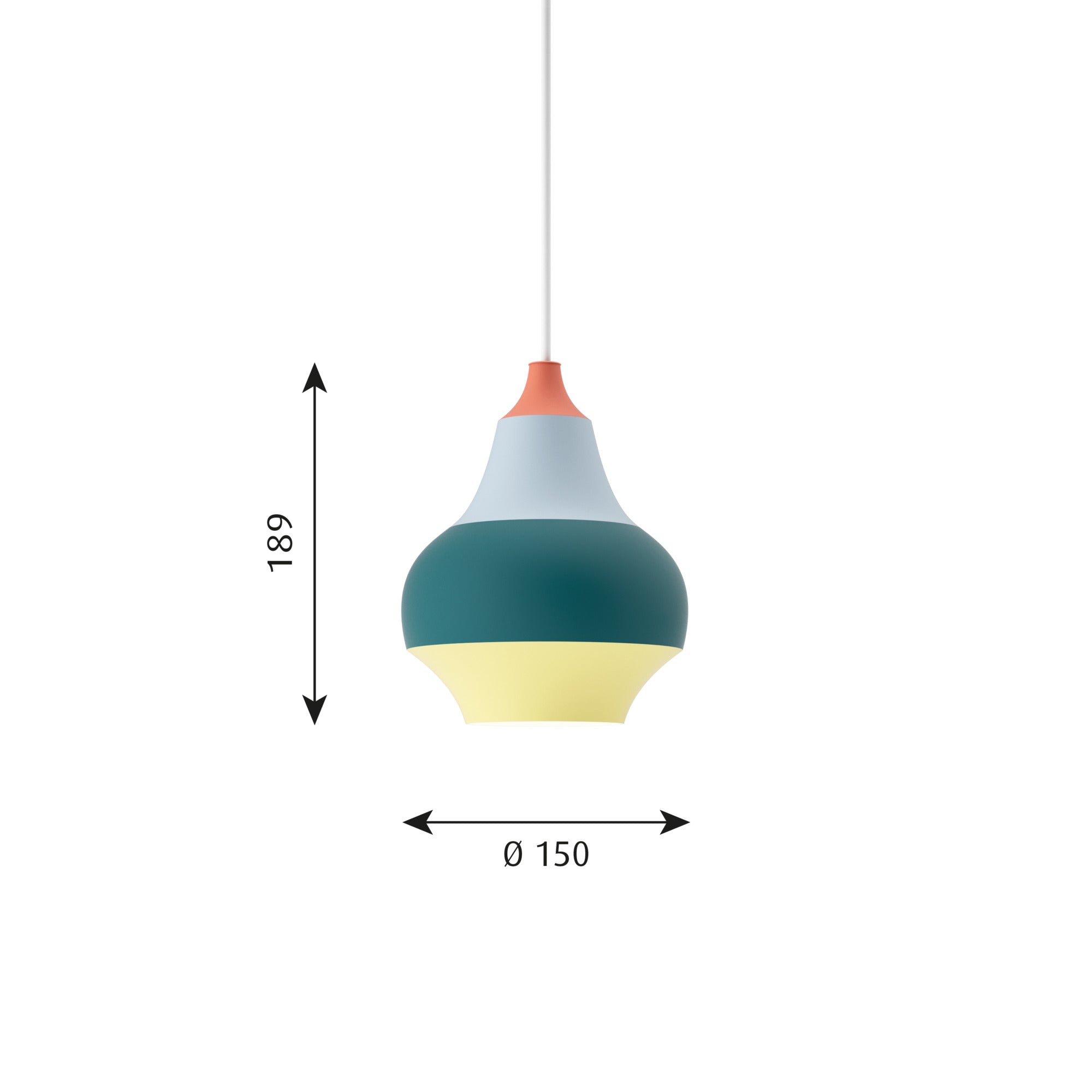 Cirque Pendel Ø150 Rød Top