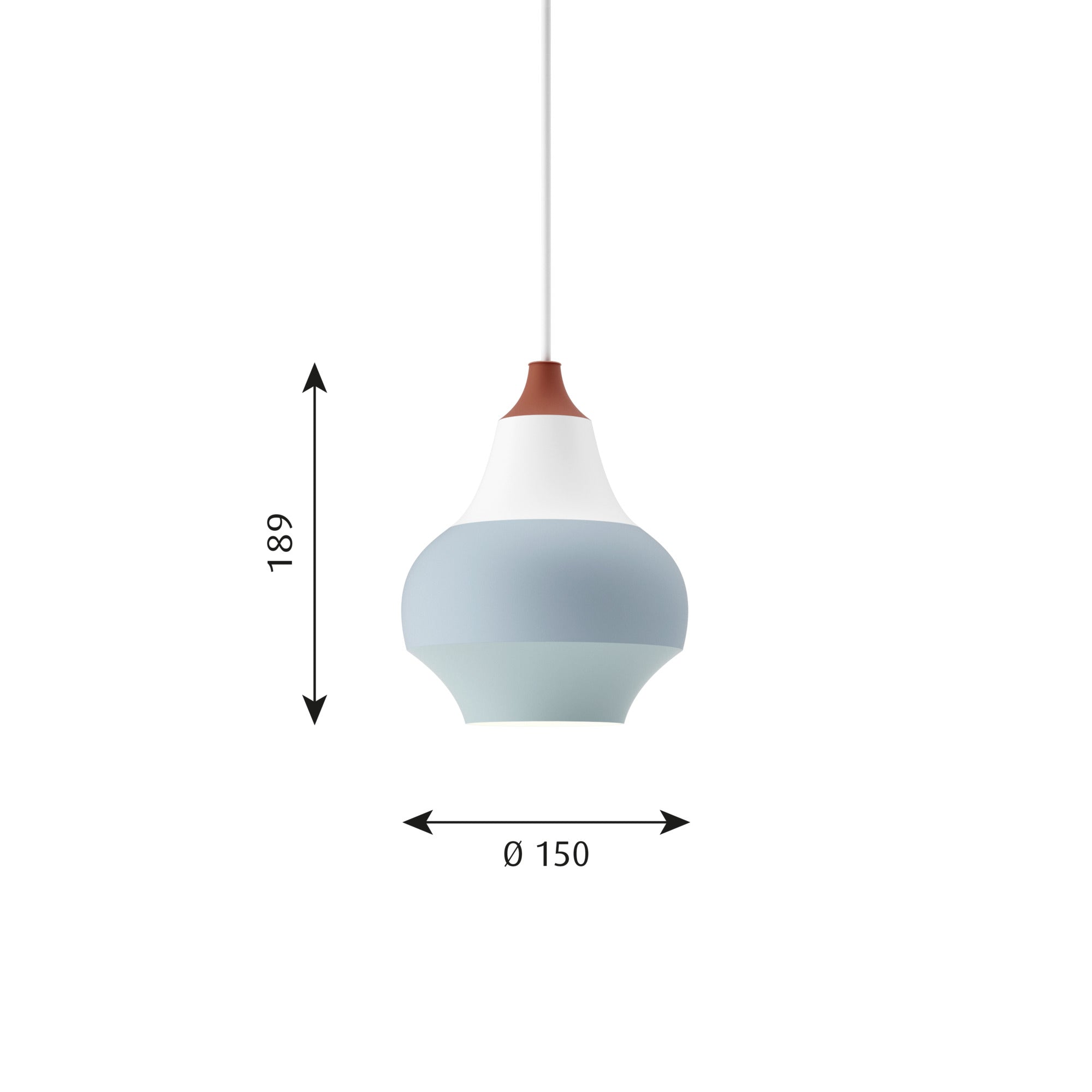 Cirque Pendel Ø150 Kobber Top
