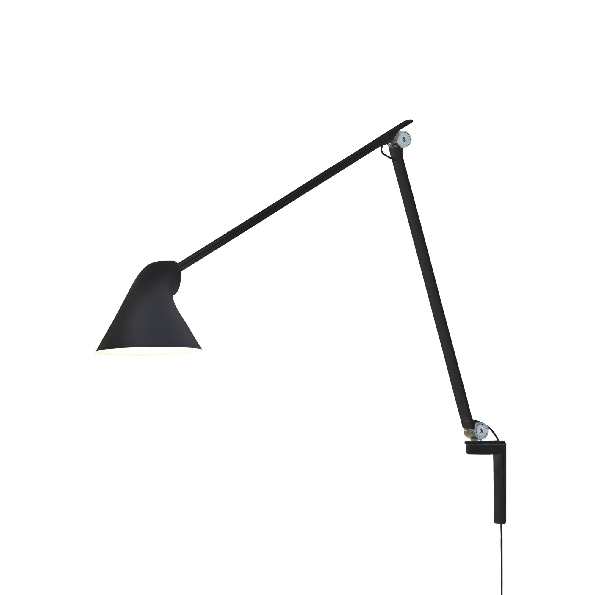 NJP Væg Lang Arm Sort
